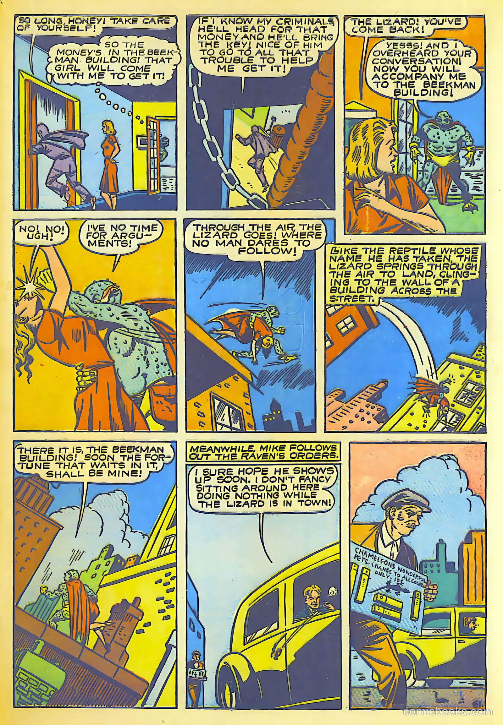 Lightning Comics #1 (1942) — page 61 of 66