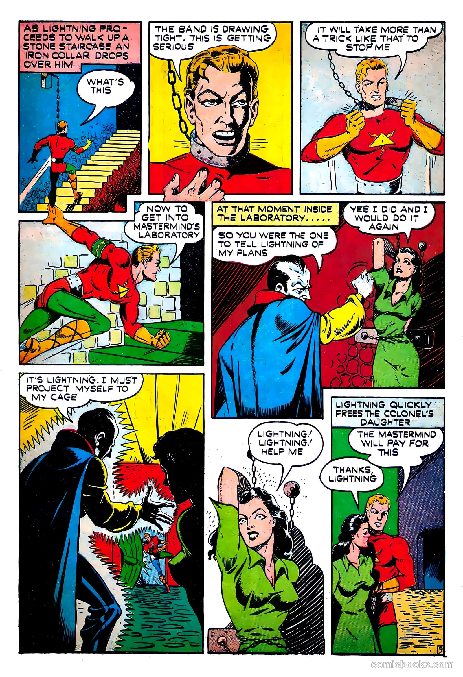 Lightning Comics #2 (1941) — page 11 of 68