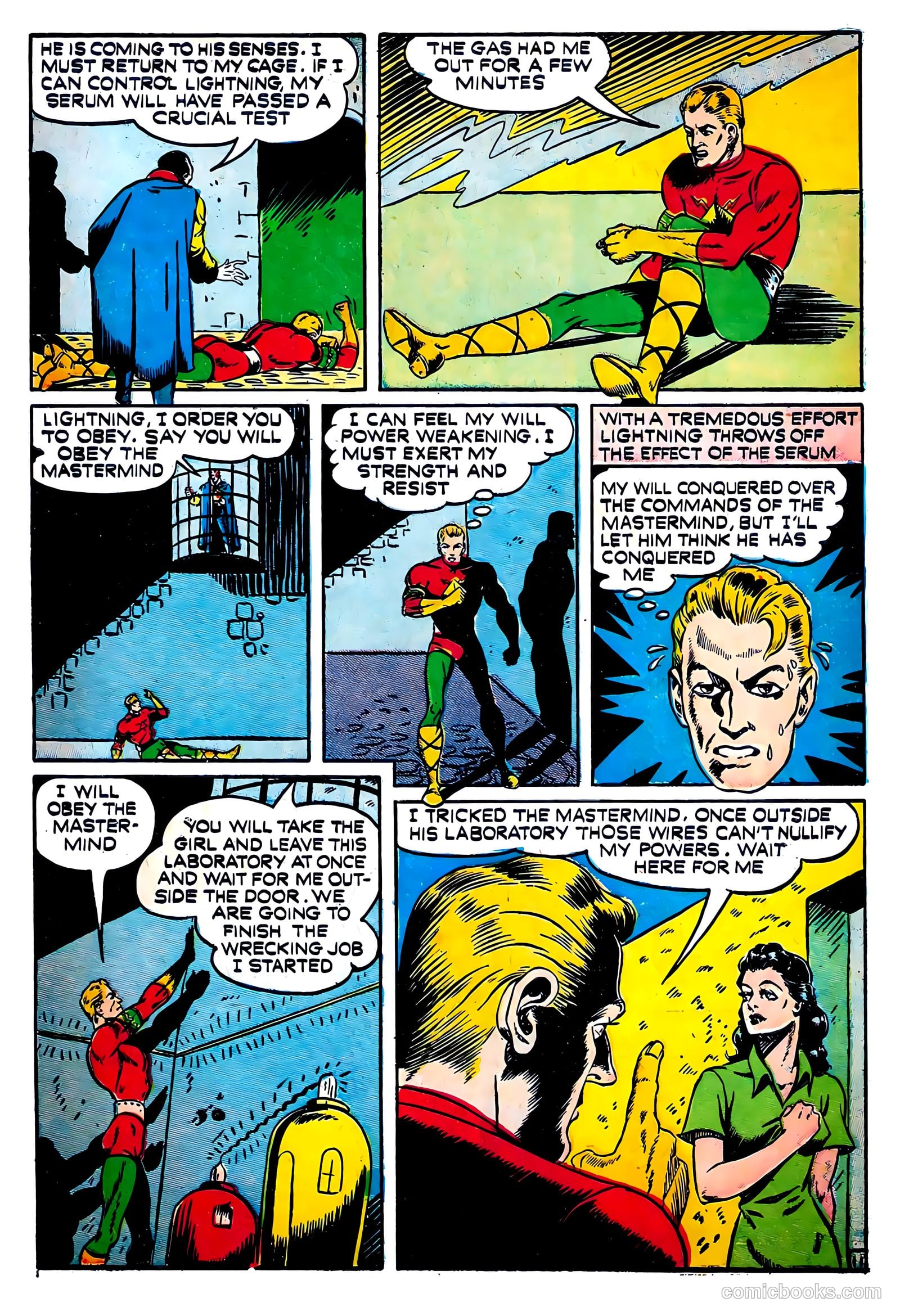 Lightning Comics #2 (1941) — page 13 of 68