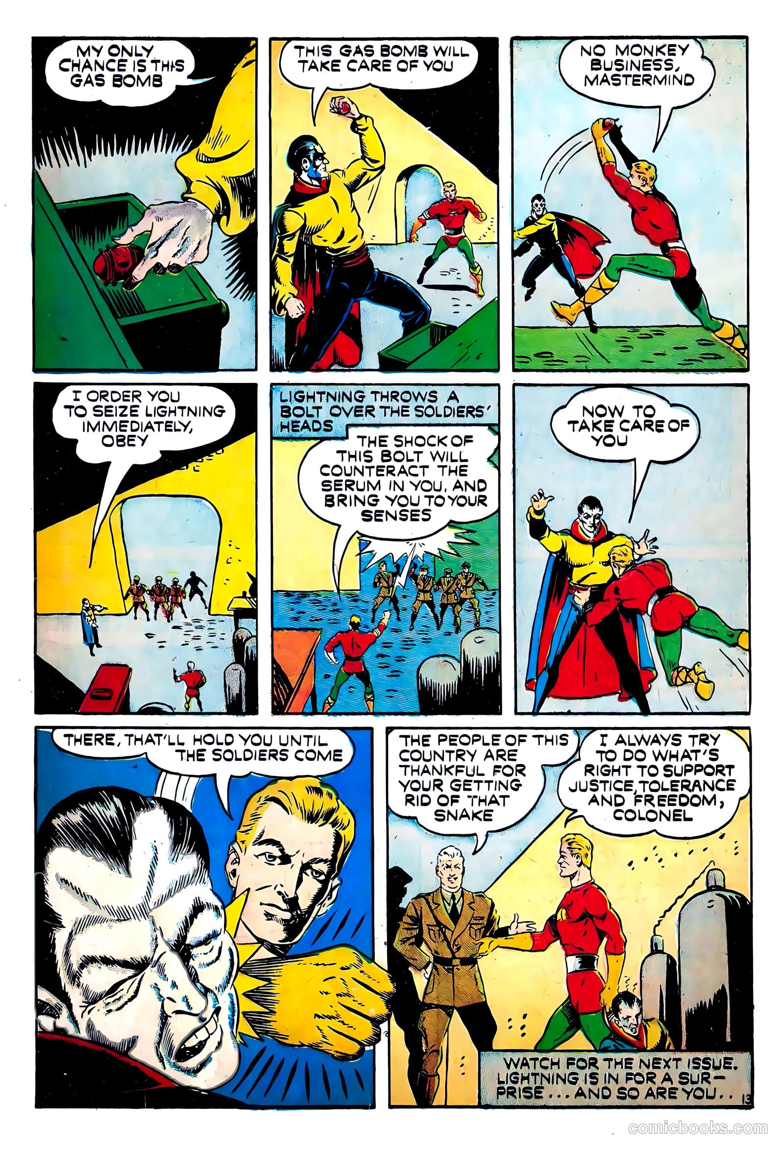 Lightning Comics #2 (1941) — page 15 of 68
