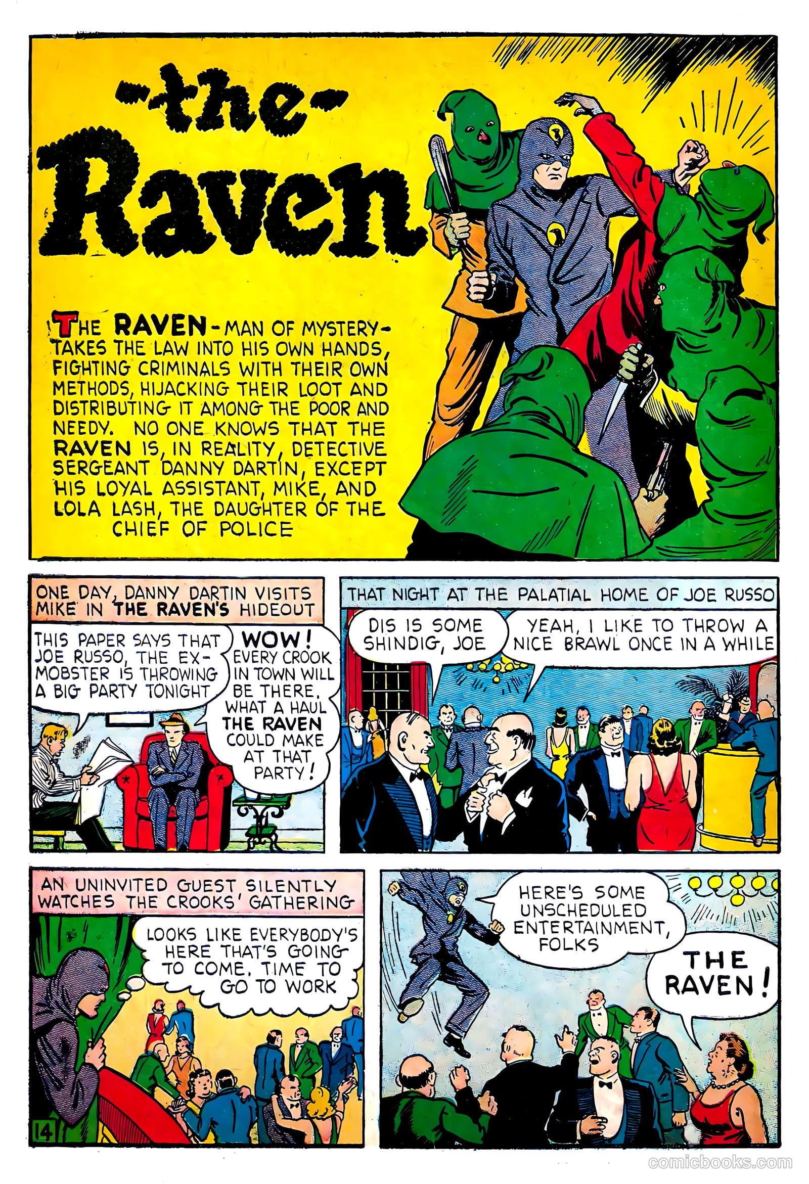 Lightning Comics #2 (1941) — page 16 of 68