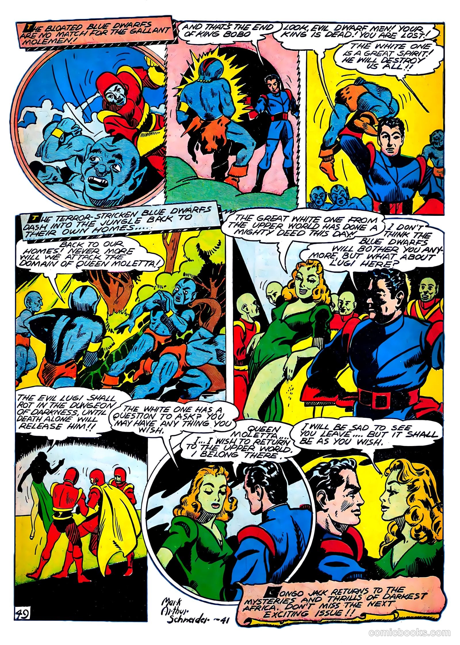 Lightning Comics #2 (1941) — page 51 of 68