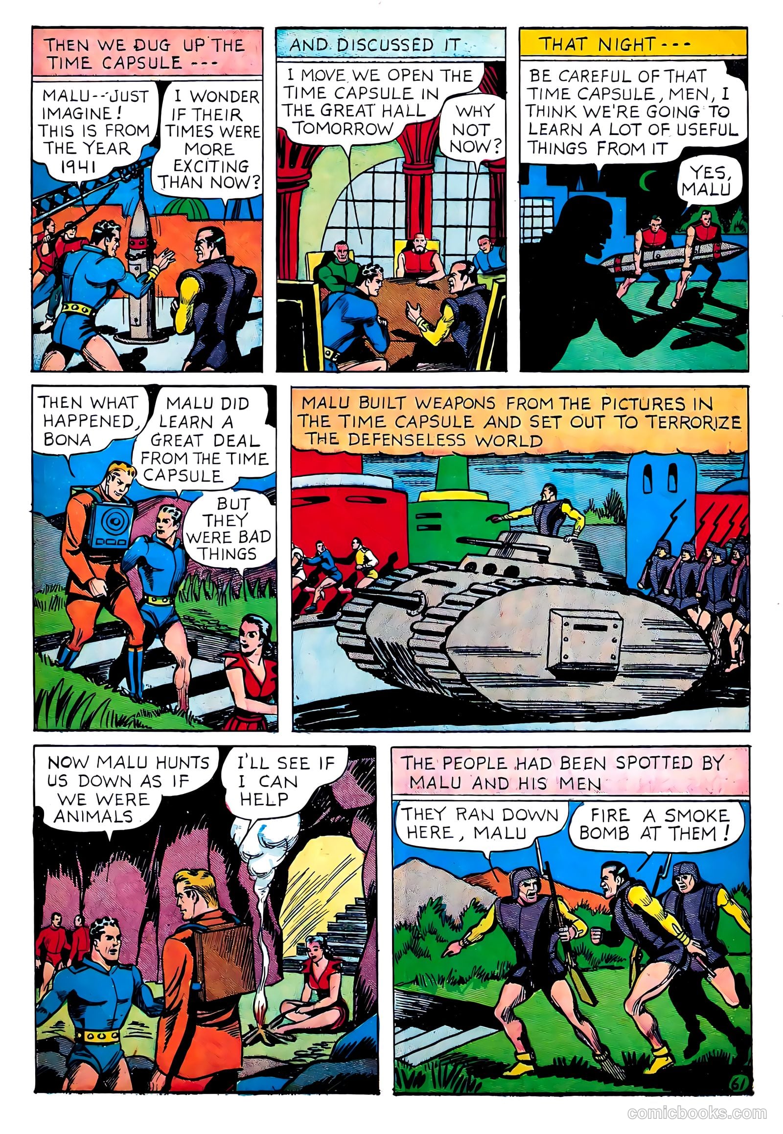 Lightning Comics #2 (1941) — page 63 of 68