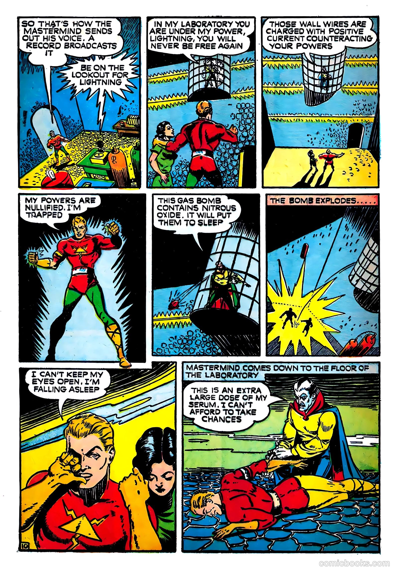 Lightning Comics #2 (1941) — page 12 of 68