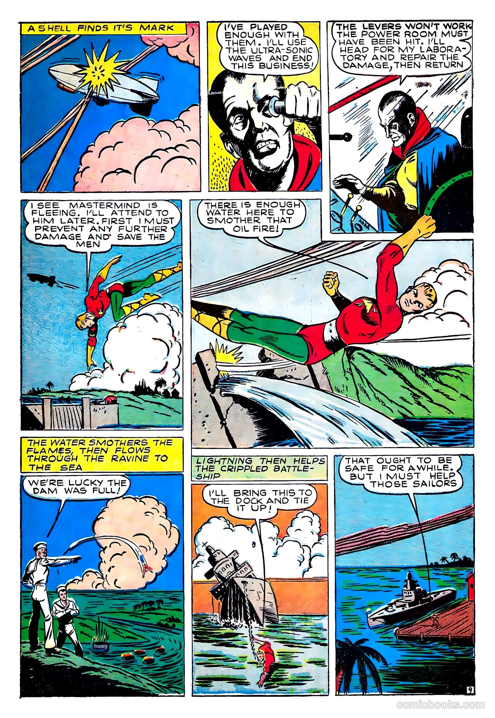Lightning Comics #3 (1941) — page 11 of 68