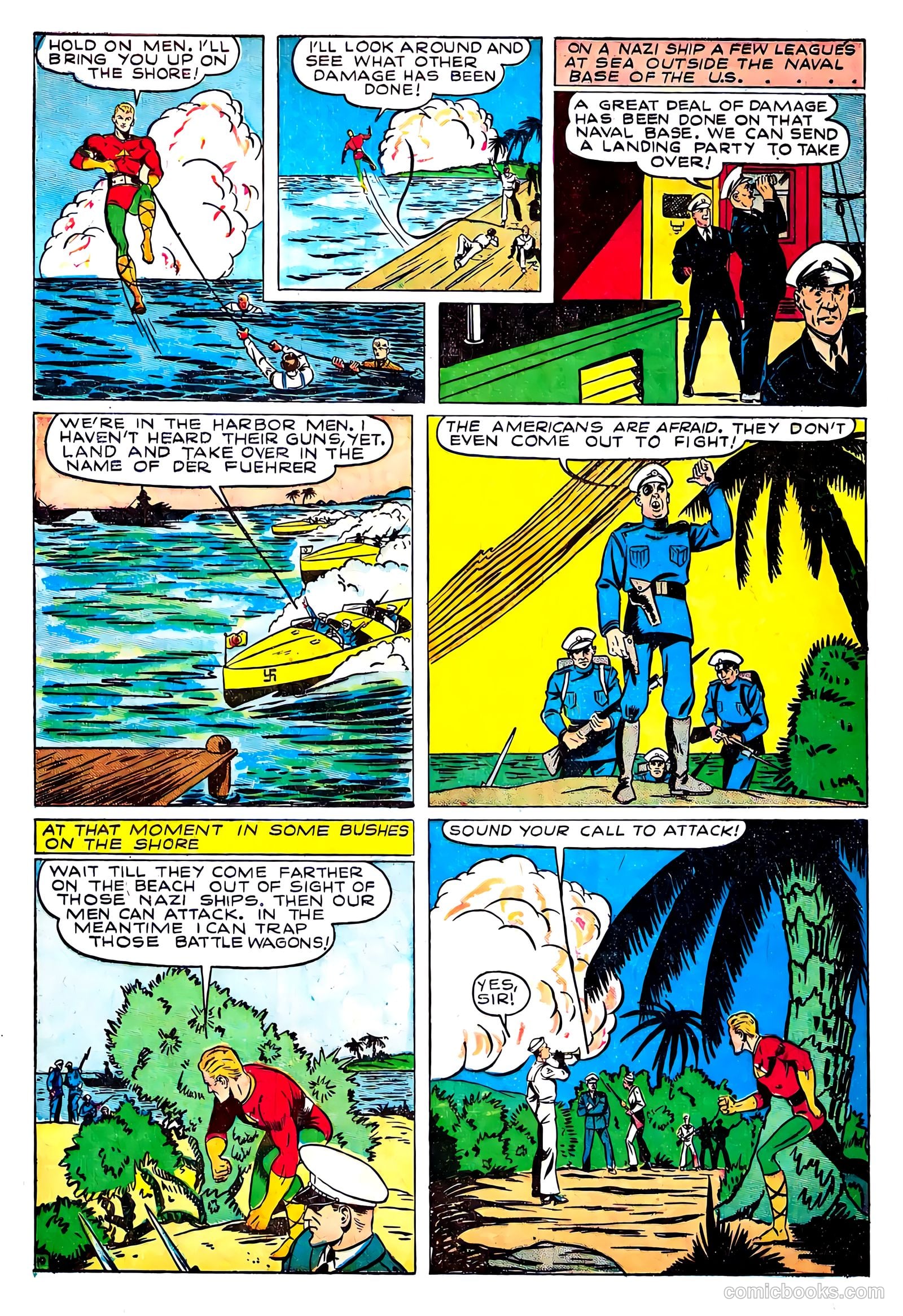 Lightning Comics #3 (1941) — page 12 of 68