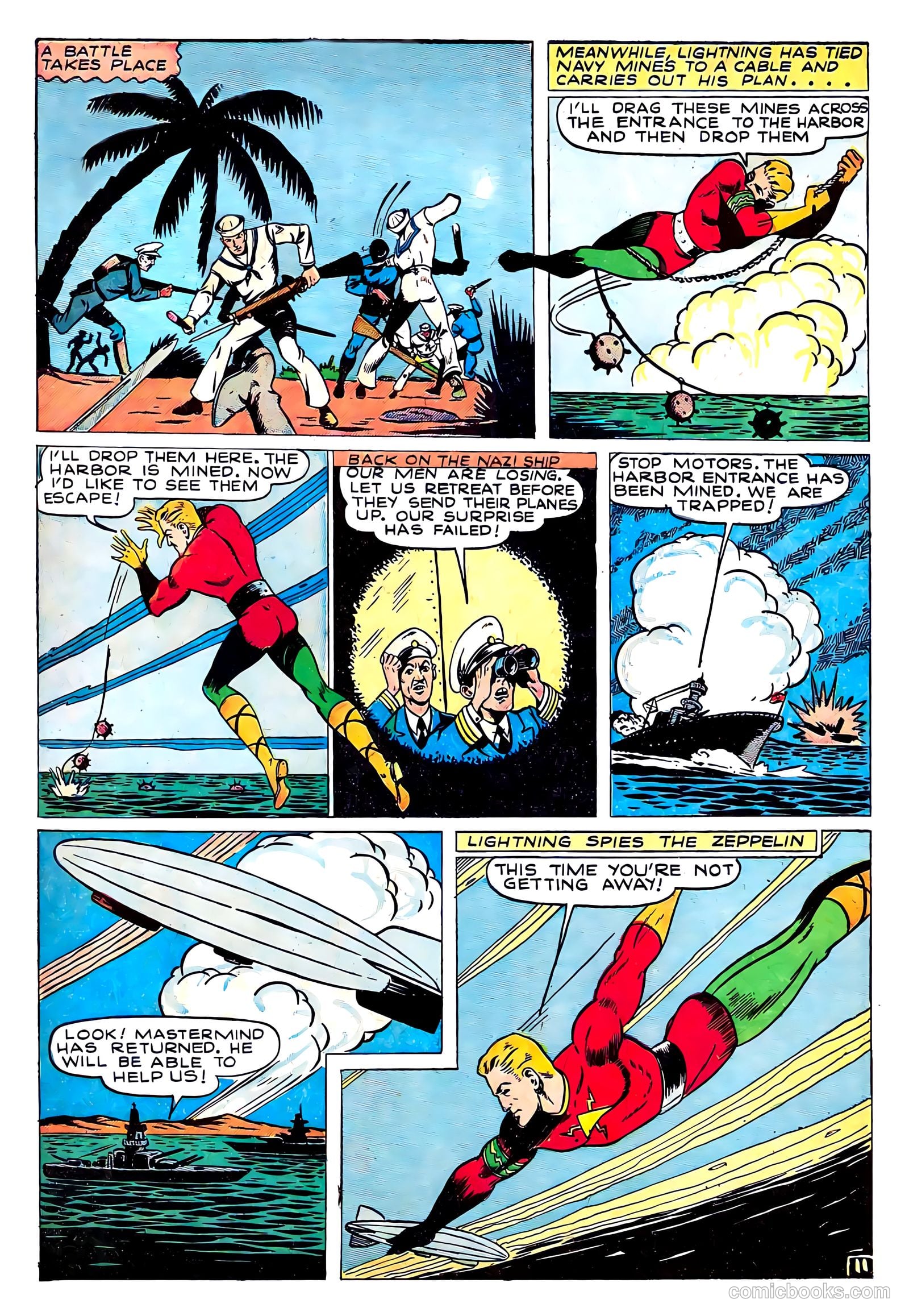 Lightning Comics #3 (1941) — page 13 of 68