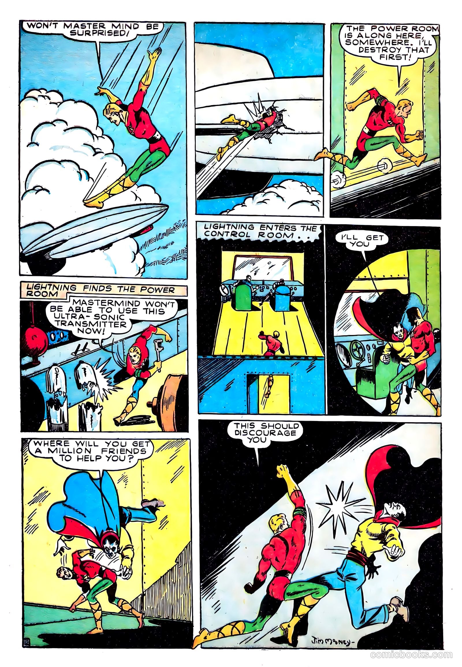 Lightning Comics #3 (1941) — page 14 of 68
