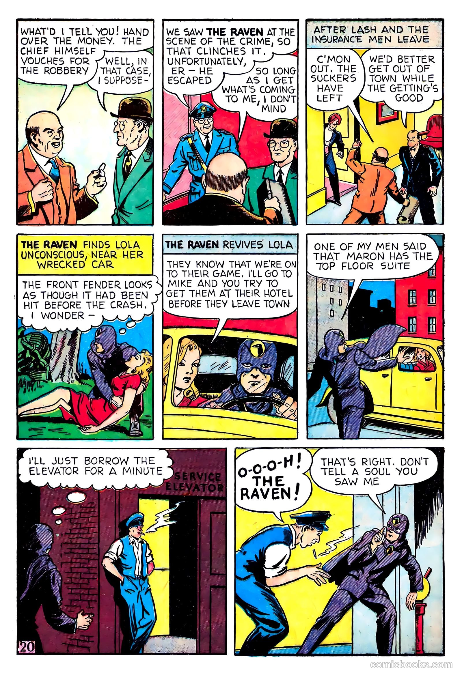 Lightning Comics #3 (1941) — page 22 of 68