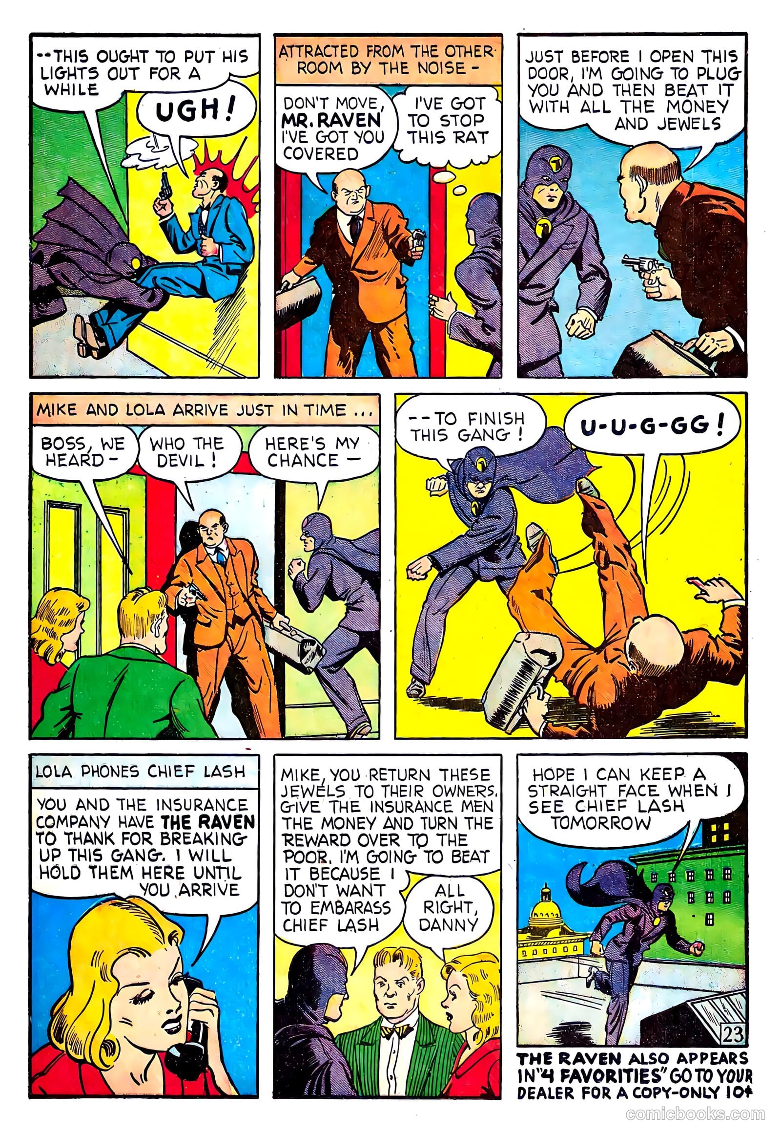 Lightning Comics #3 (1941) — page 25 of 68