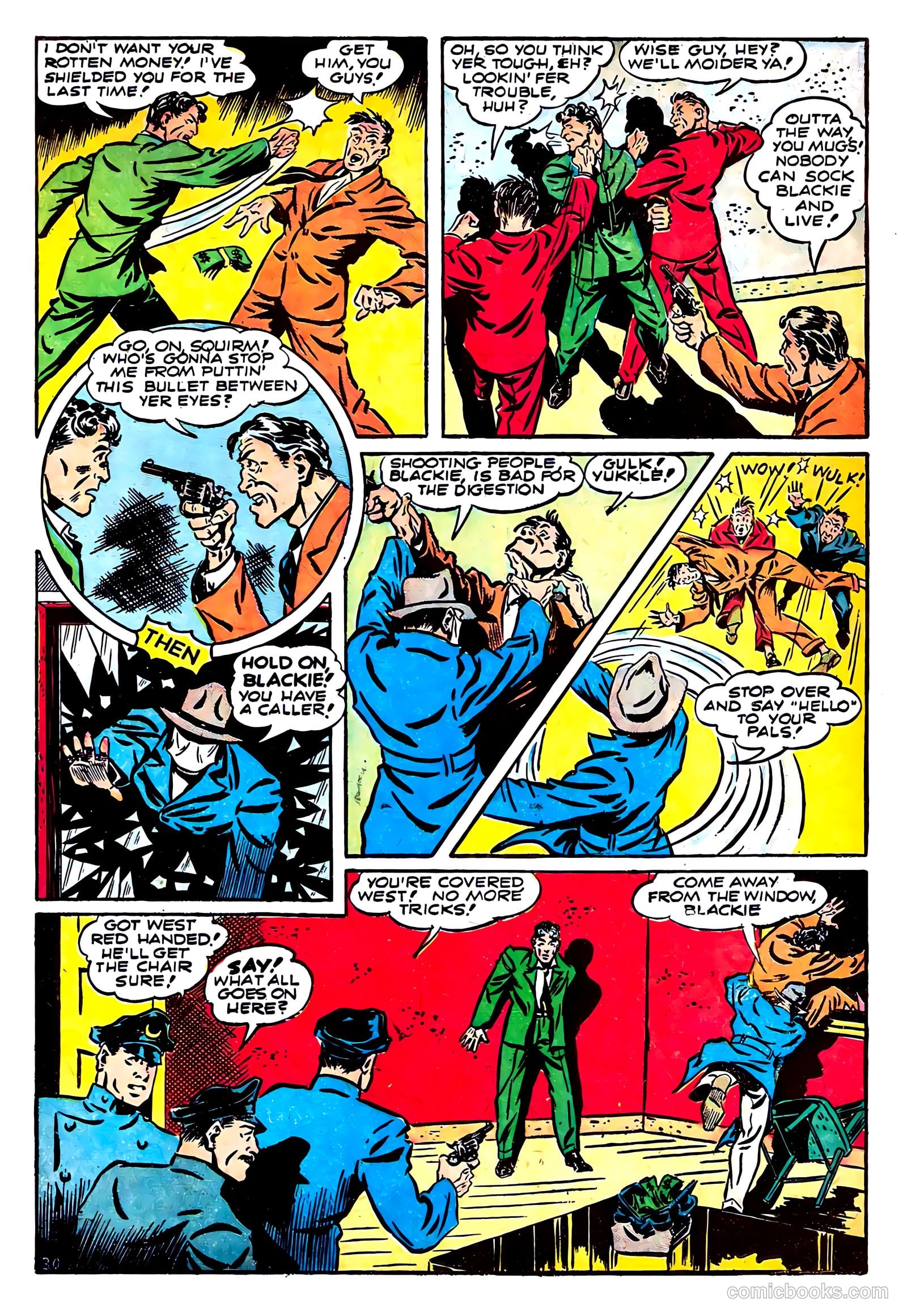 Lightning Comics #3 (1941) — page 32 of 68