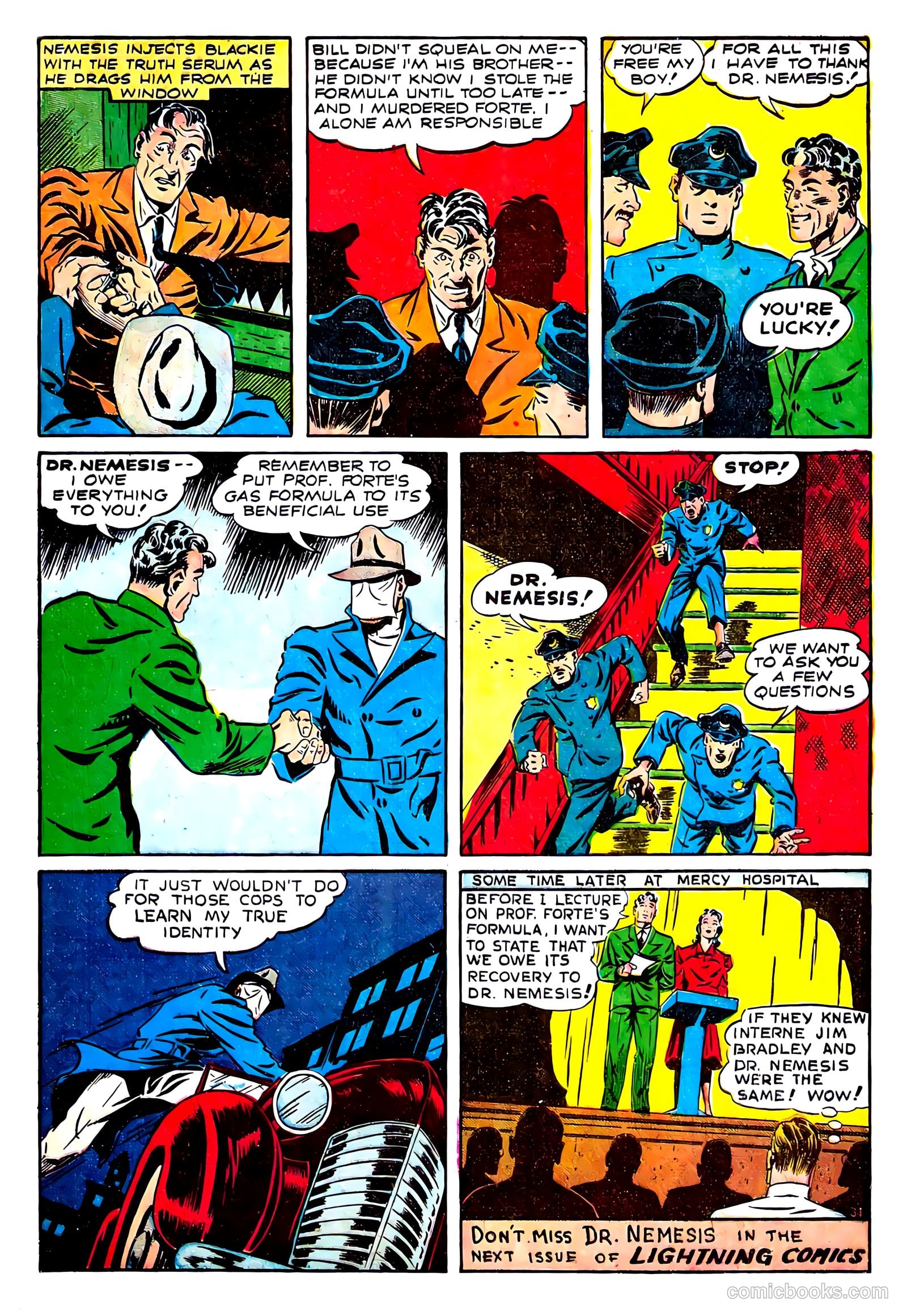 Lightning Comics #3 (1941) — page 33 of 68