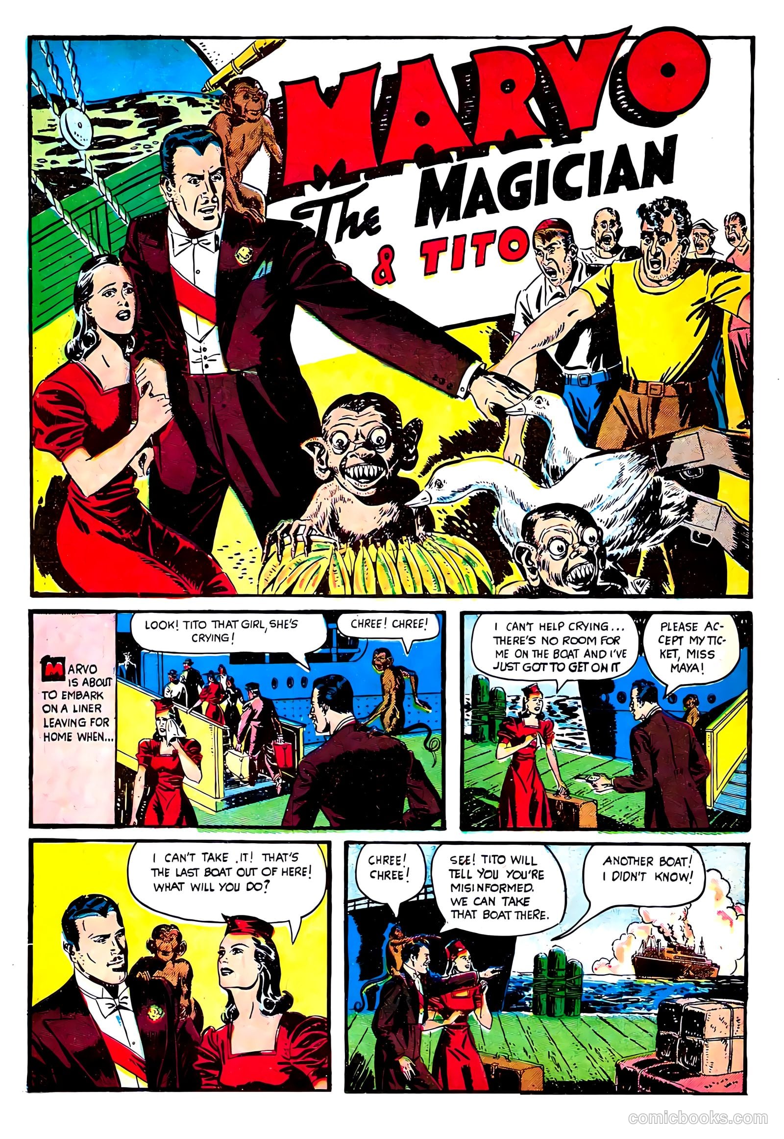 Lightning Comics #3 (1941) — page 34 of 68