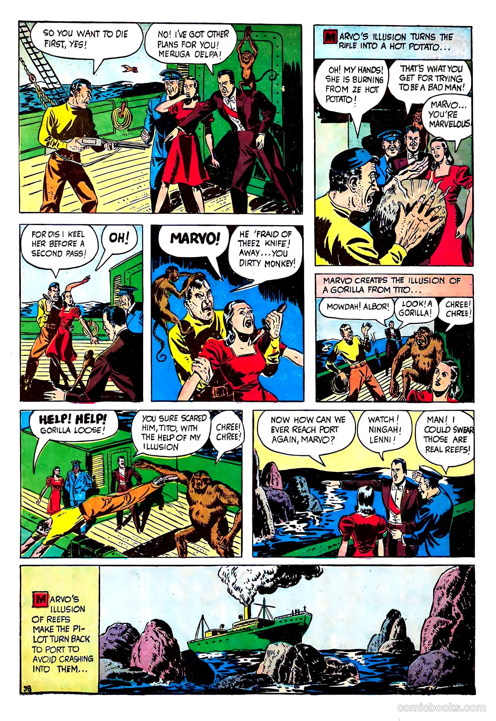 Lightning Comics #3 (1941) — page 40 of 68