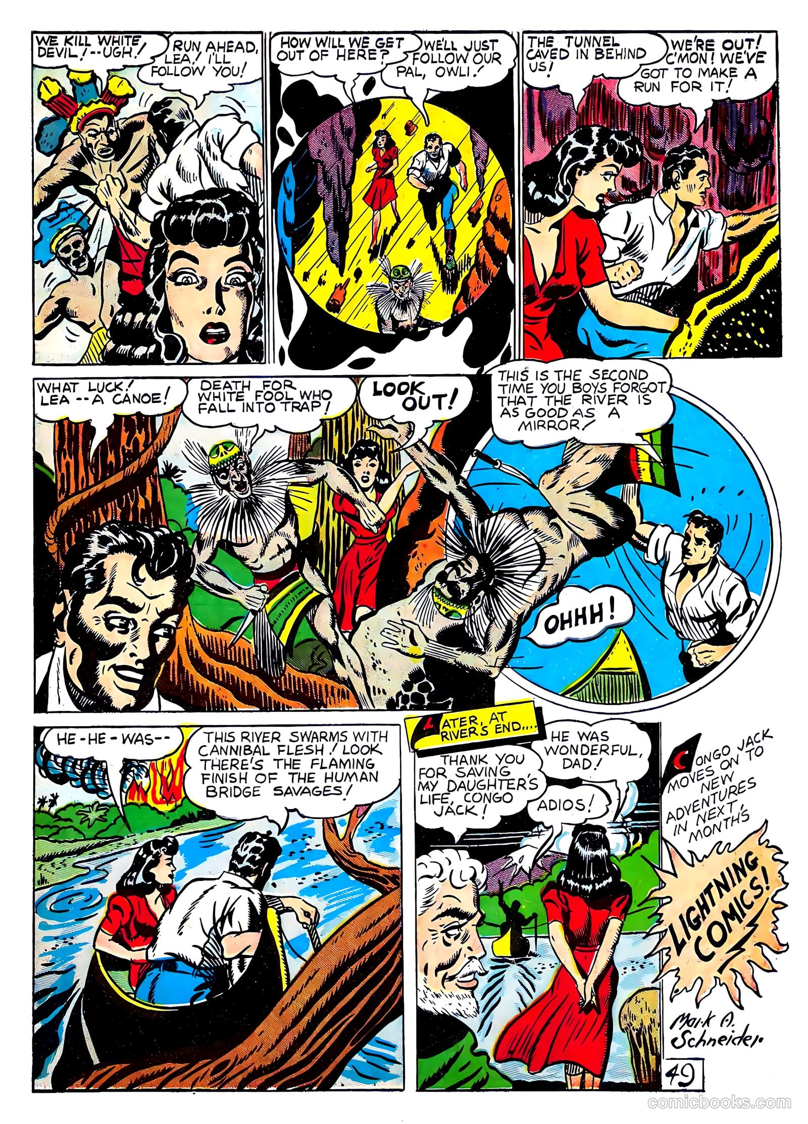Lightning Comics #3 (1941) — page 51 of 68