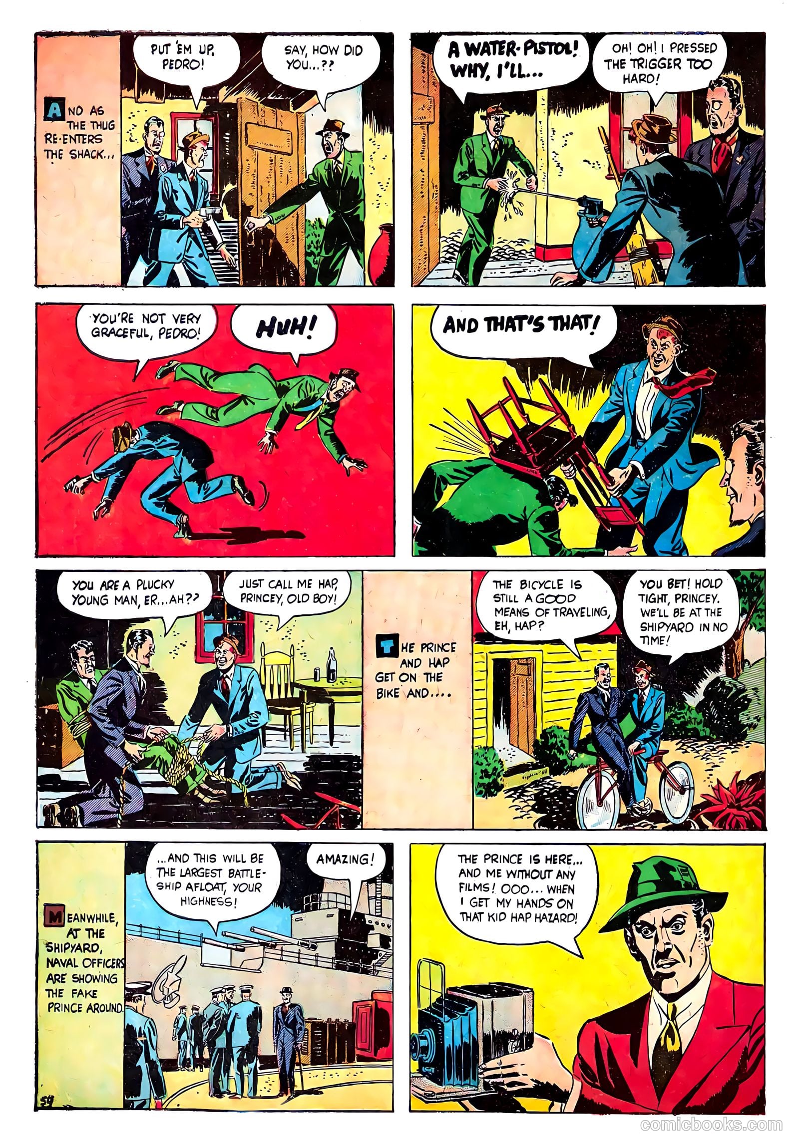 Lightning Comics #3 (1941) — page 56 of 68