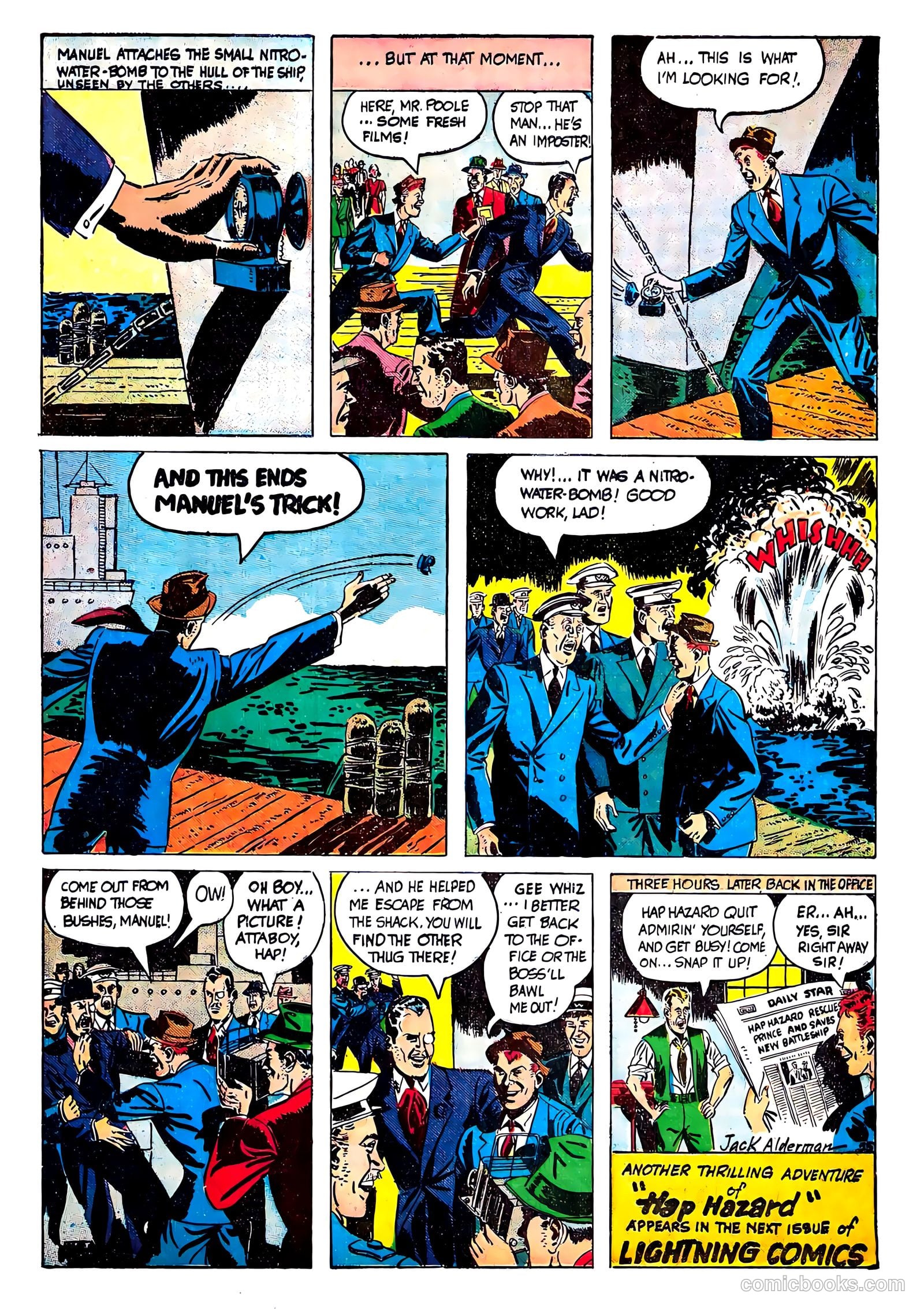 Lightning Comics #3 (1941) — page 57 of 68