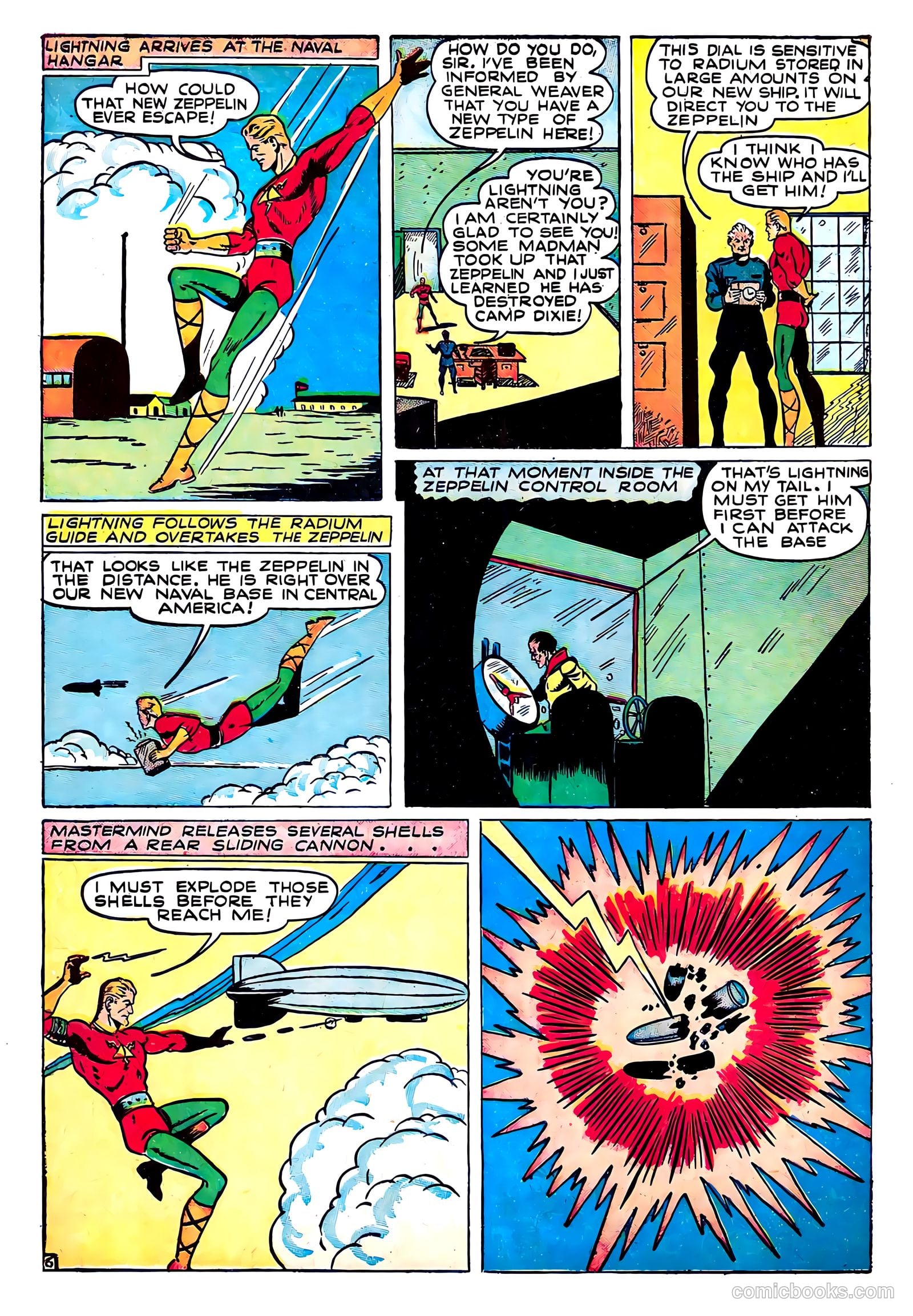 Lightning Comics #3 (1941) — page 8 of 68