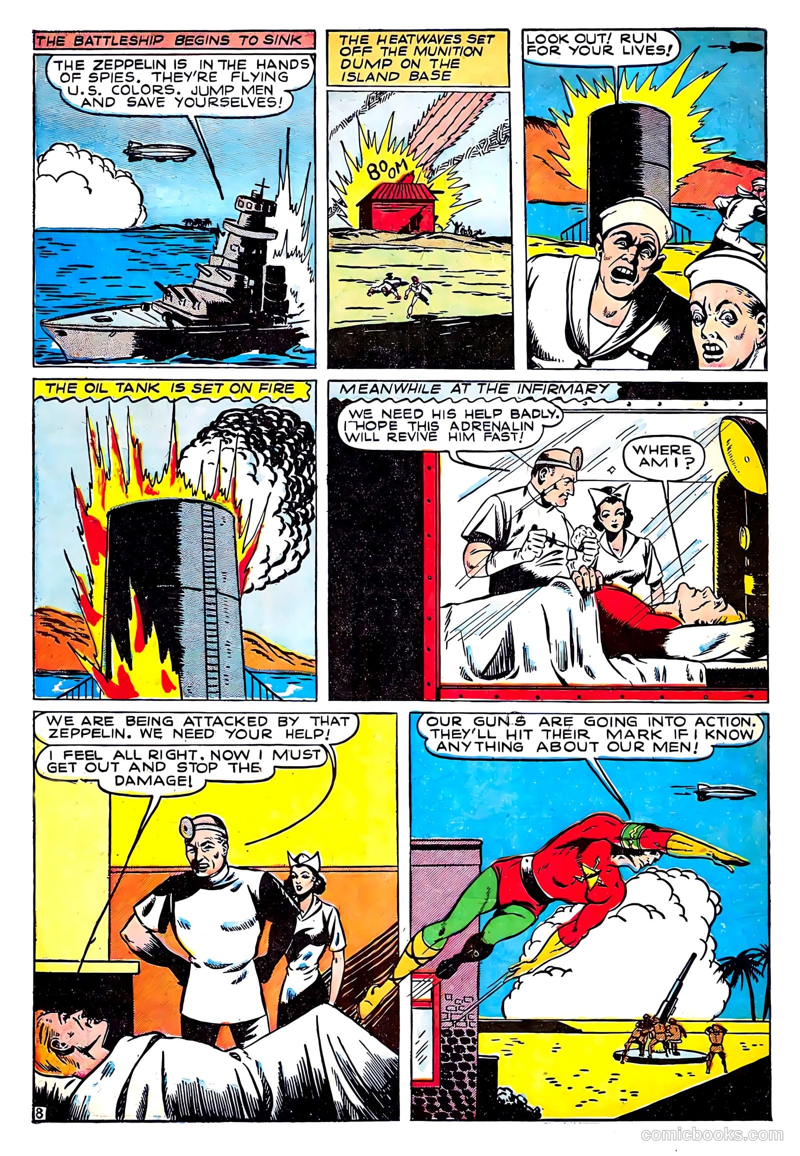 Lightning Comics #3 (1941) — page 10 of 68