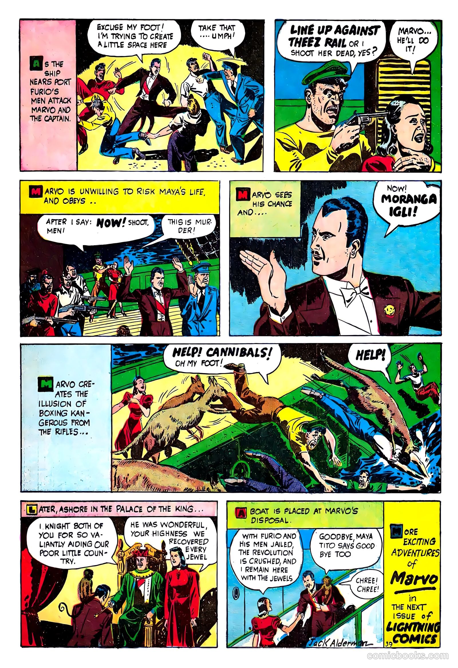 Lightning Comics #3 (1941) — page 41 of 68