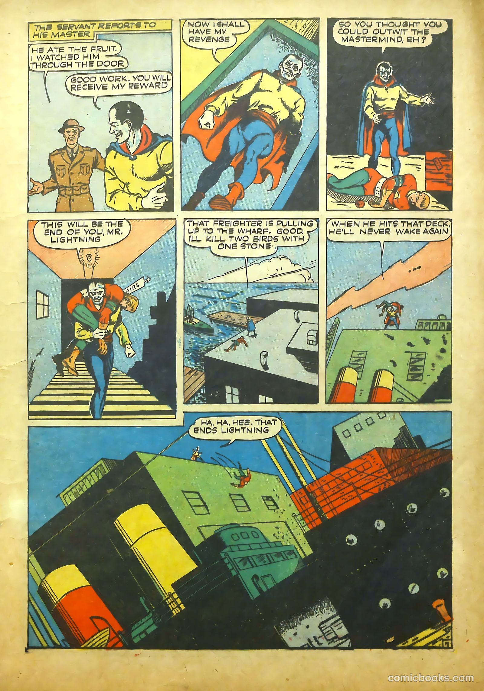 Lightning Comics #4 (1941) — page 8 of 66