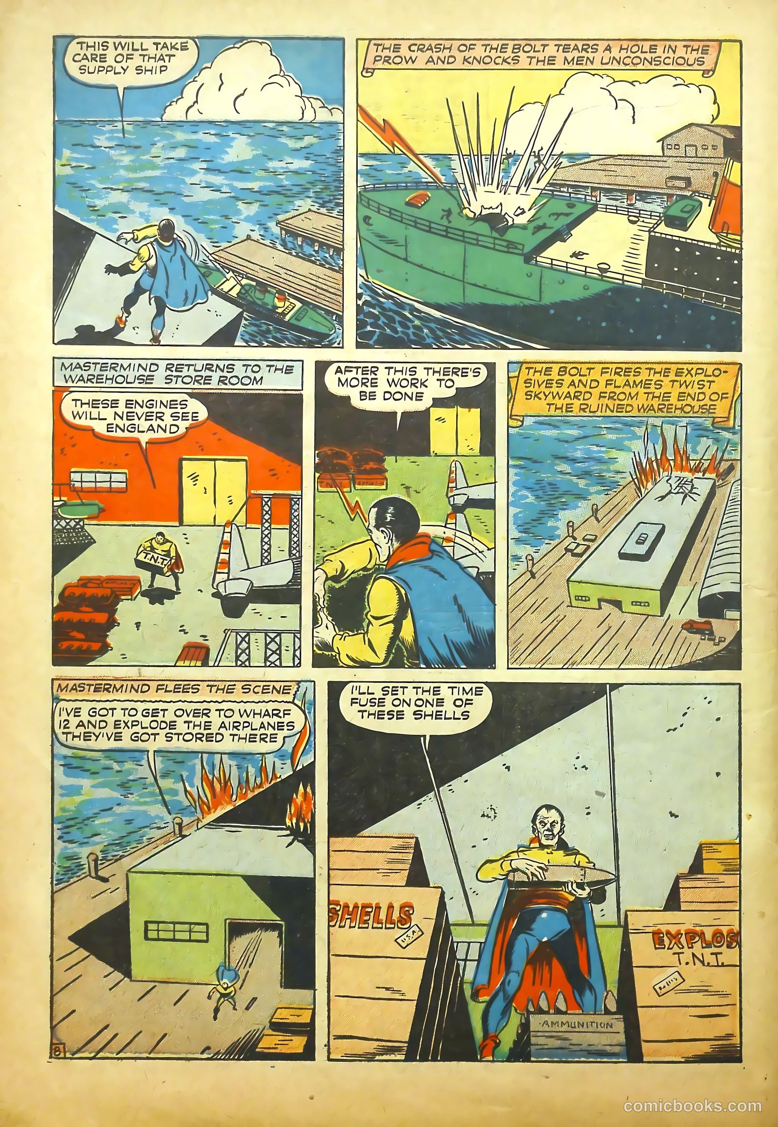 Lightning Comics #4 (1941) — page 9 of 66