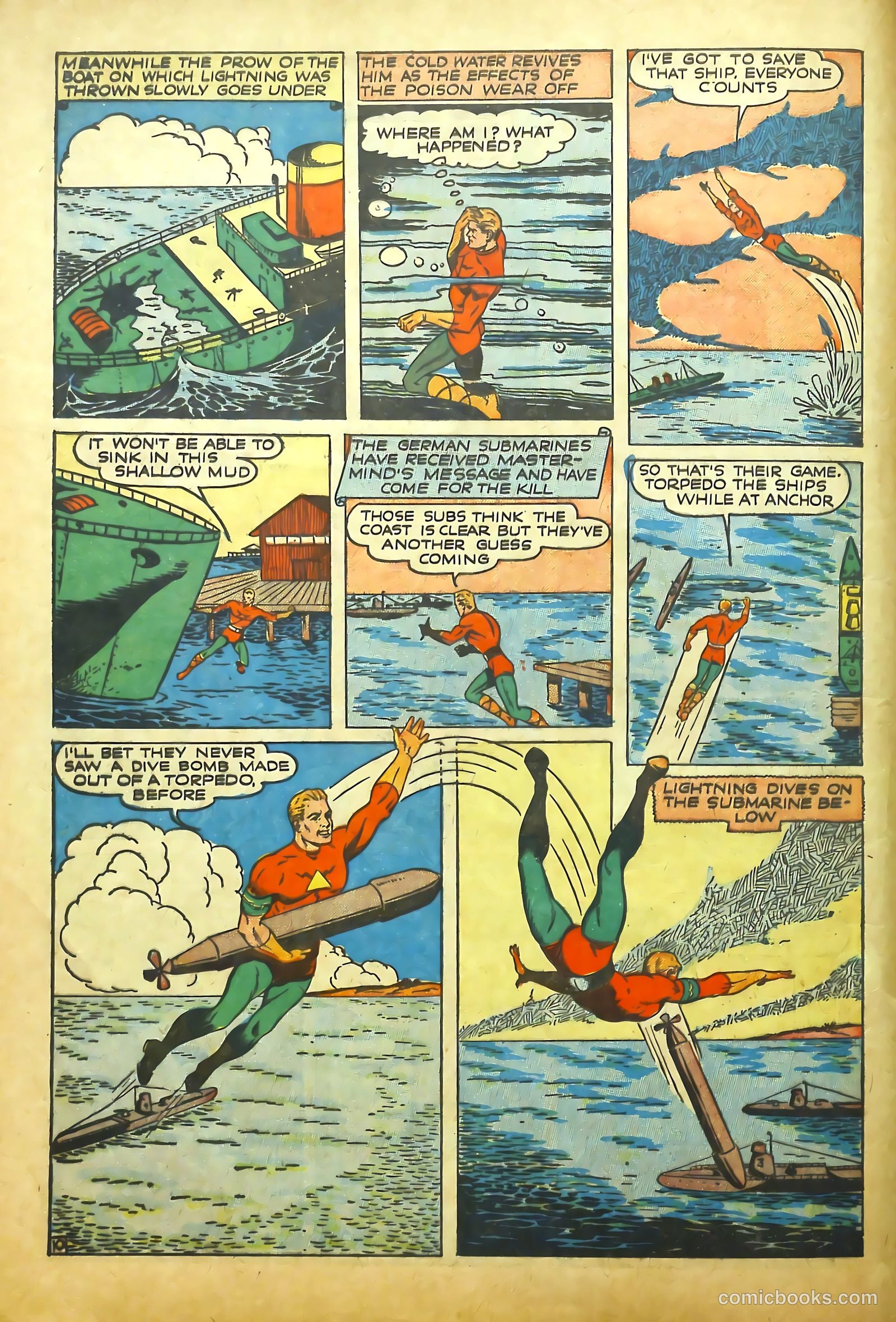 Lightning Comics #4 (1941) — page 11 of 66
