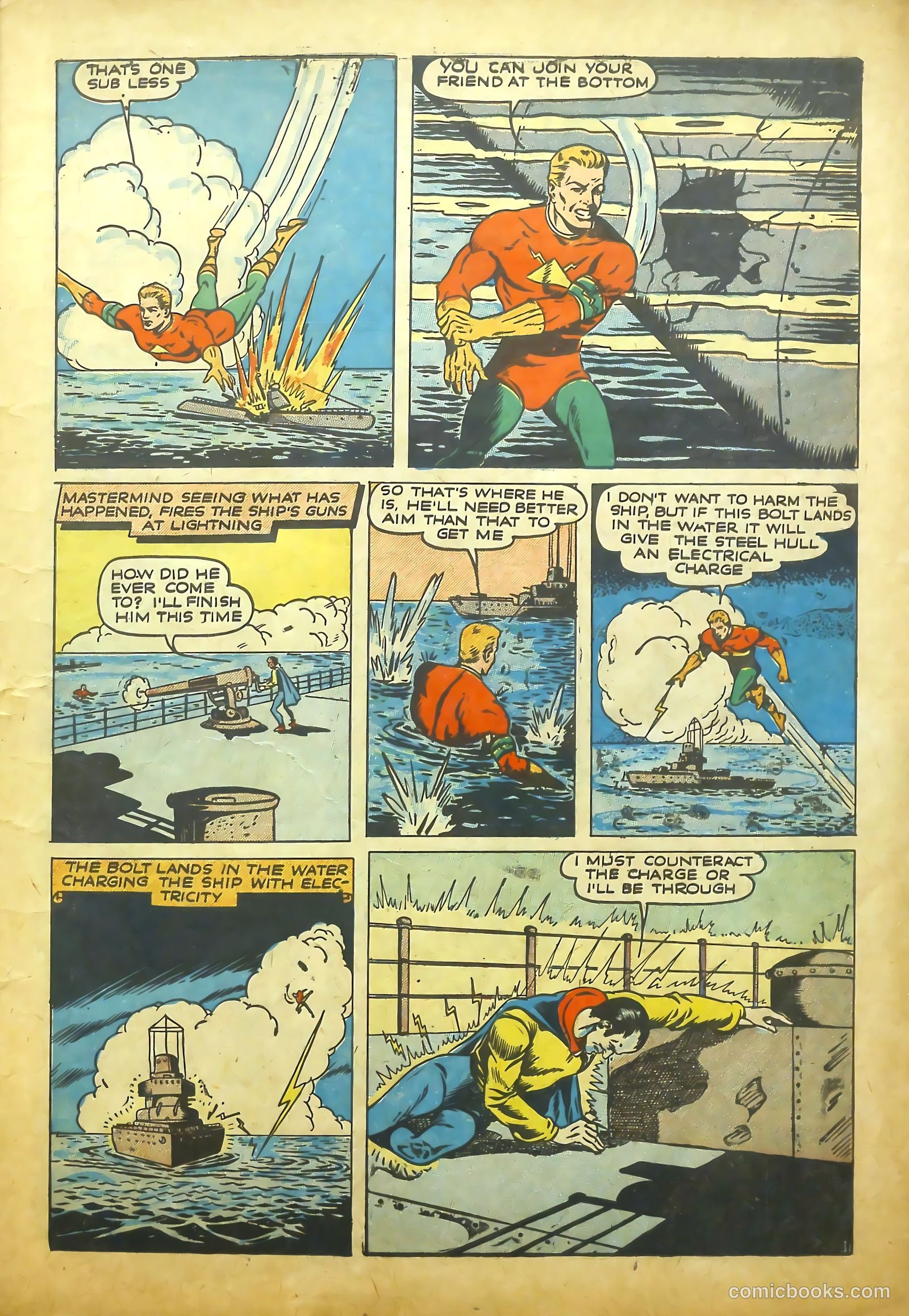 Lightning Comics #4 (1941) — page 12 of 66