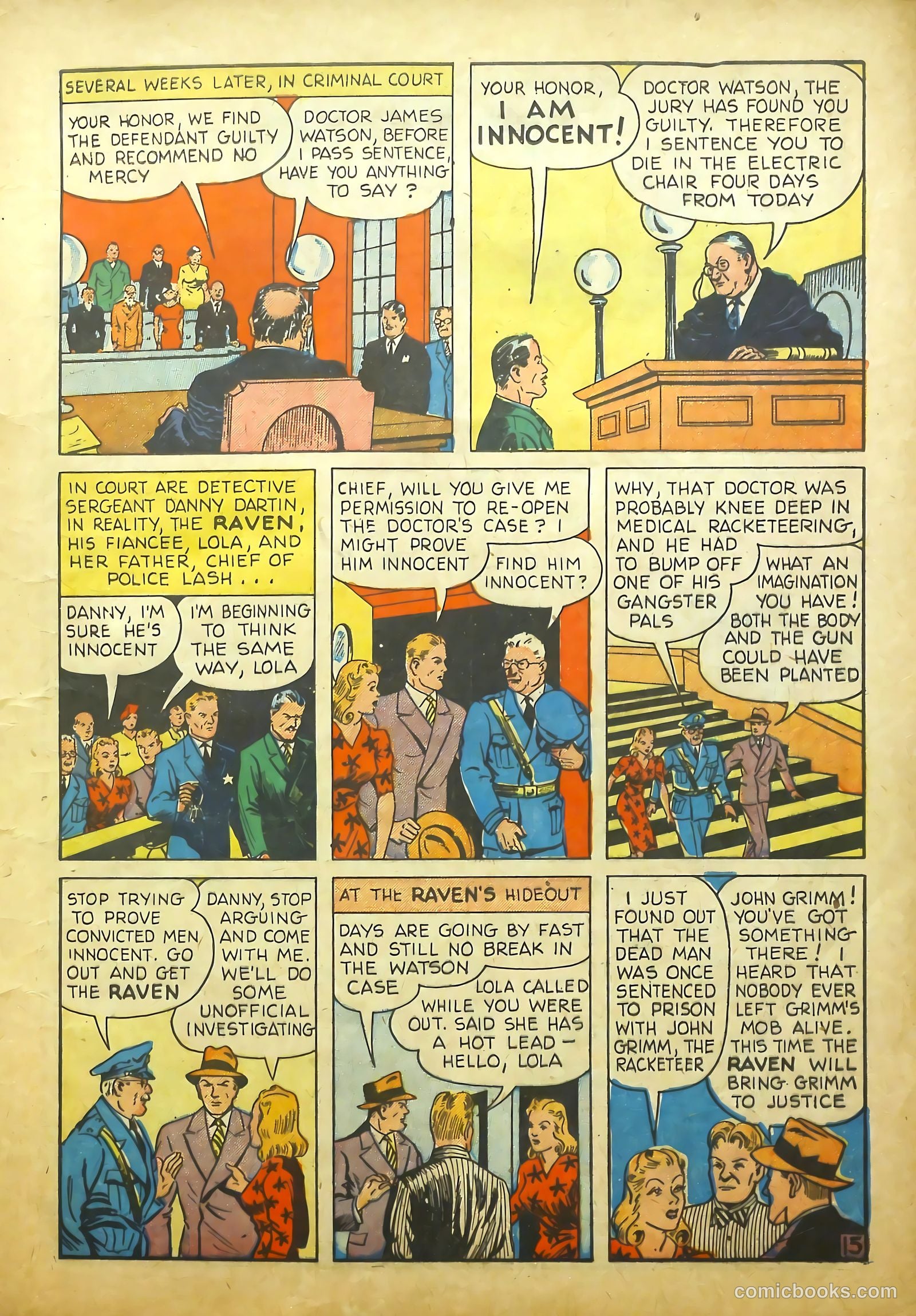 Lightning Comics #4 (1941) — page 16 of 66