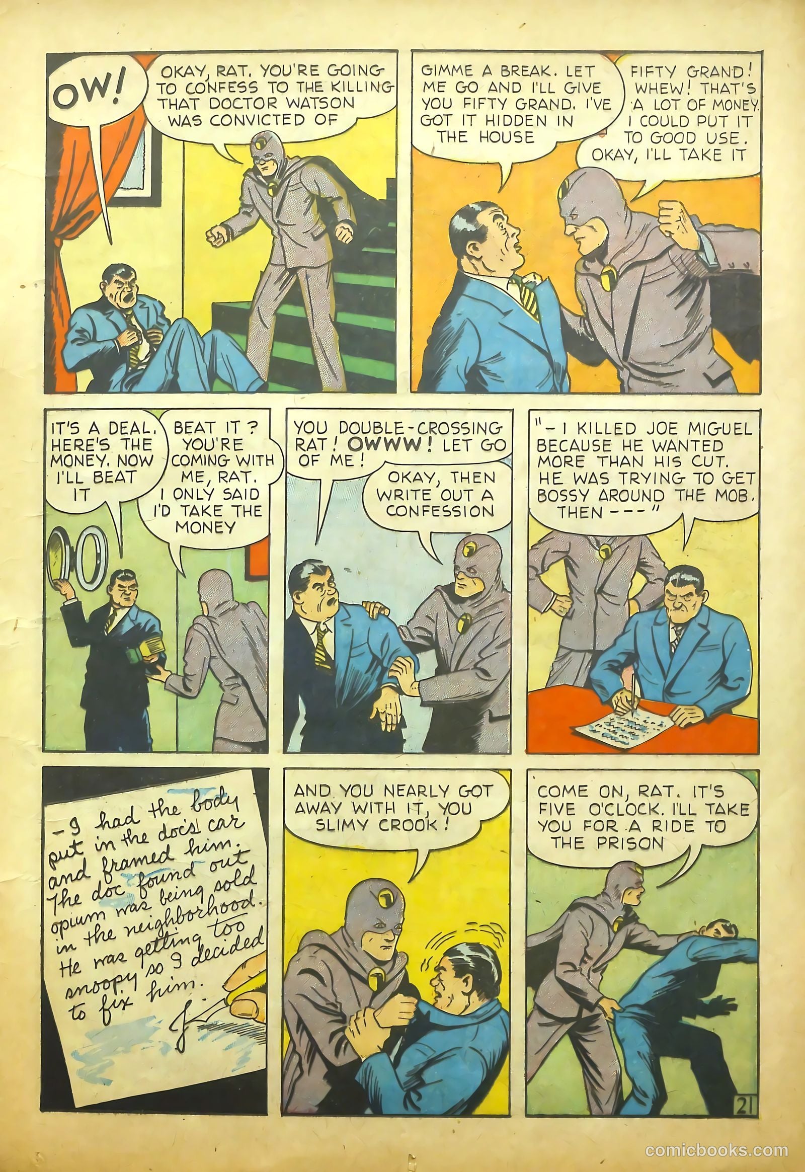 Lightning Comics #4 (1941) — page 22 of 66
