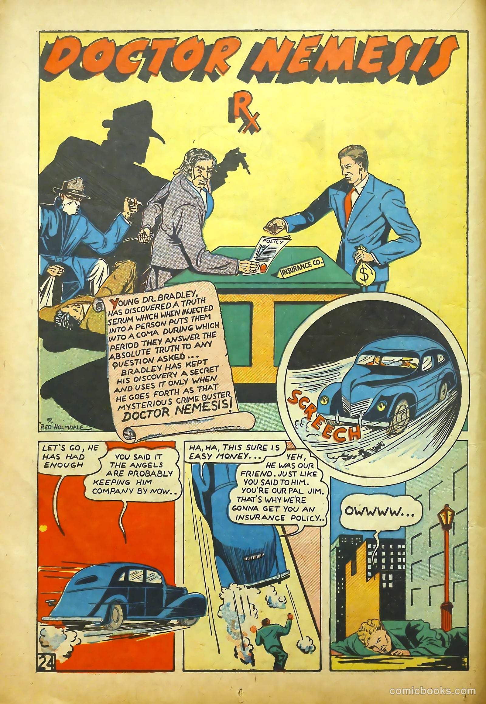 Lightning Comics #4 (1941) — page 25 of 66