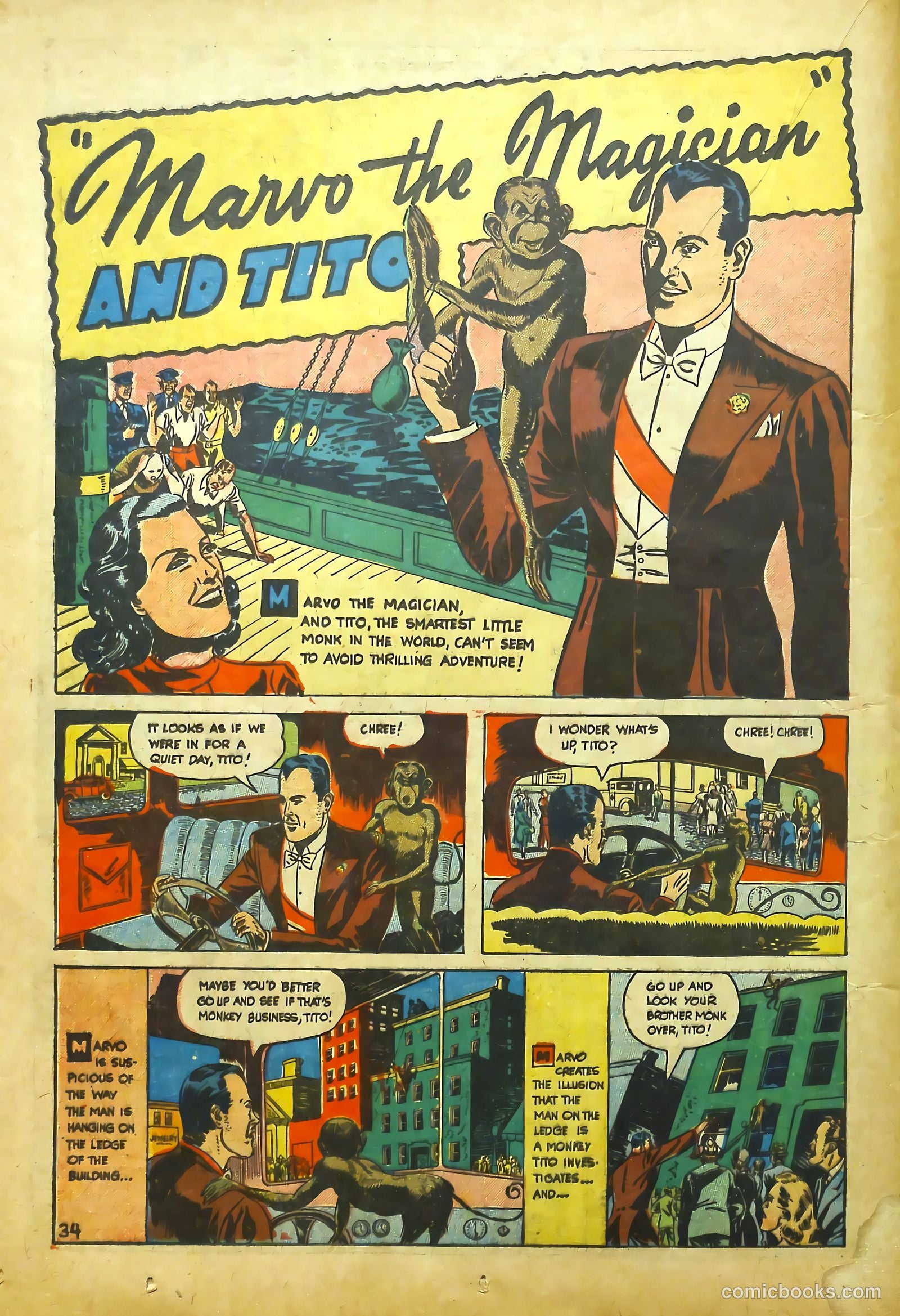 Lightning Comics #4 (1941) — page 35 of 66