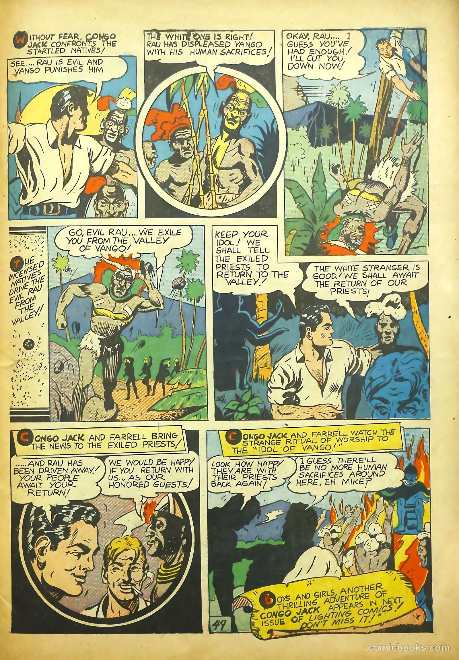 Lightning Comics #4 (1941) — page 50 of 66