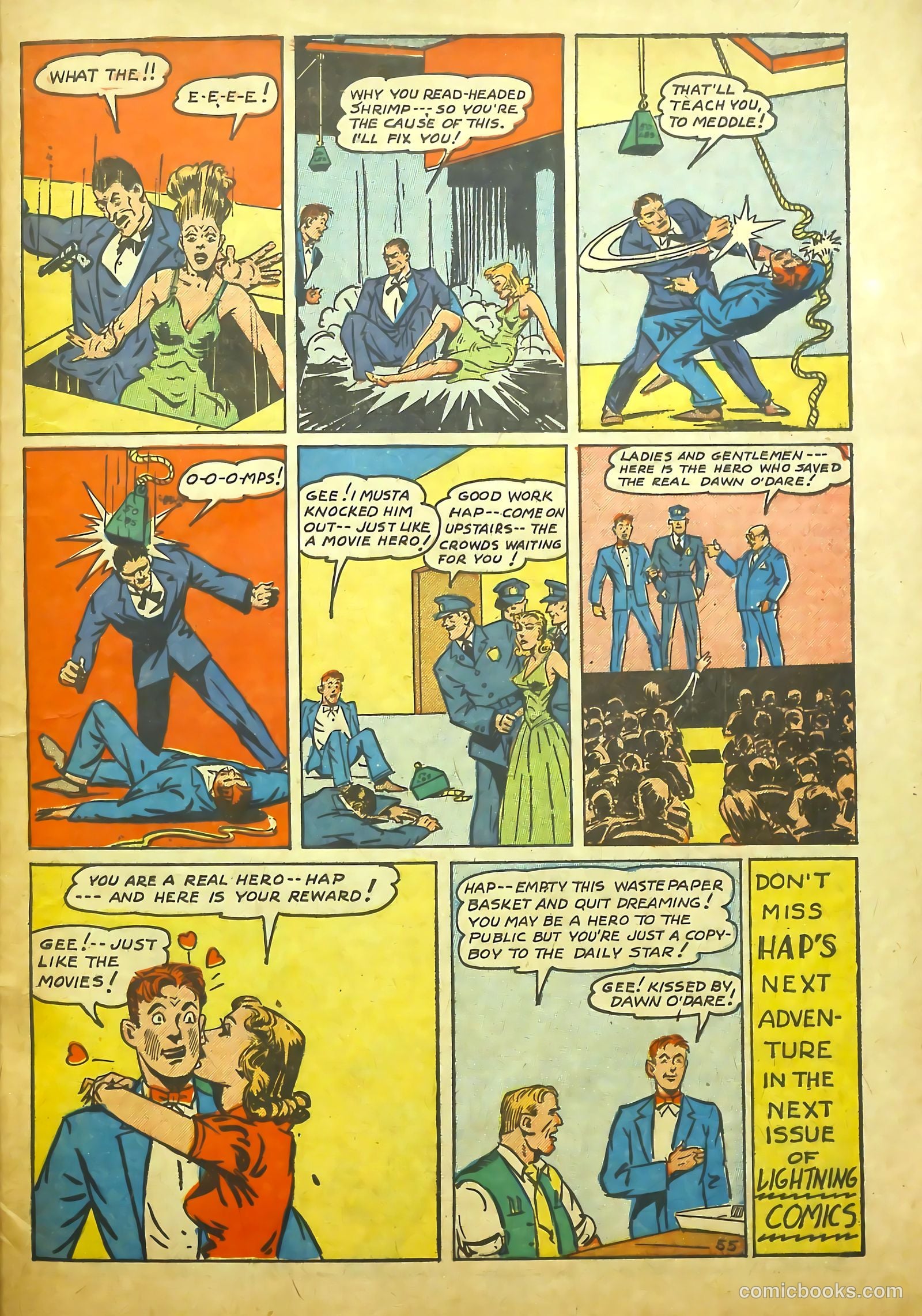 Lightning Comics #4 (1941) — page 56 of 66