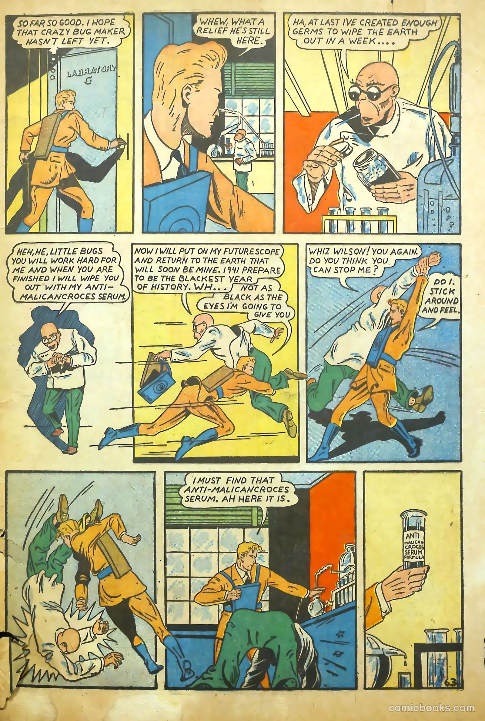 Lightning Comics #4 (1941) — page 64 of 66