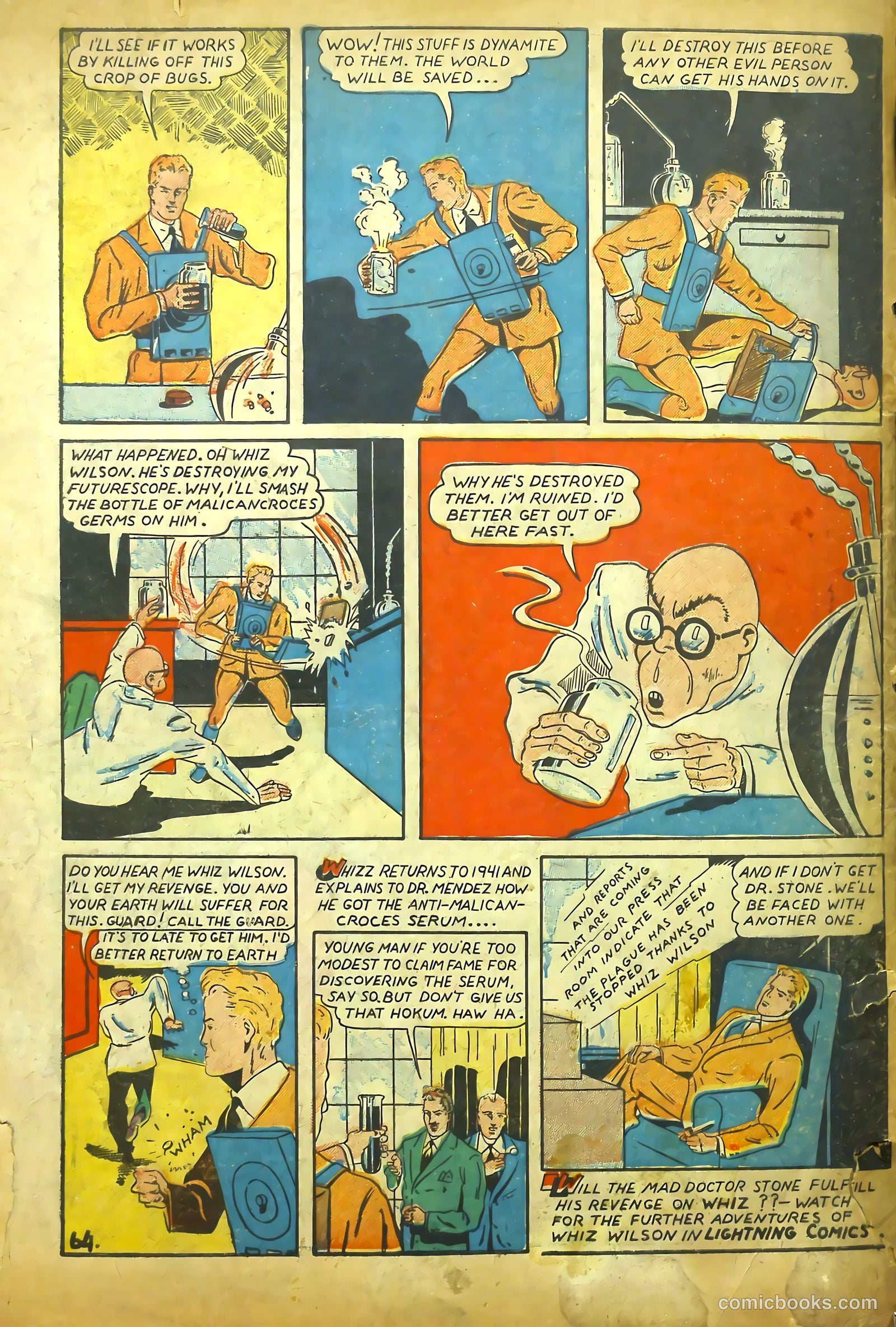 Lightning Comics #4 (1941) — page 65 of 66