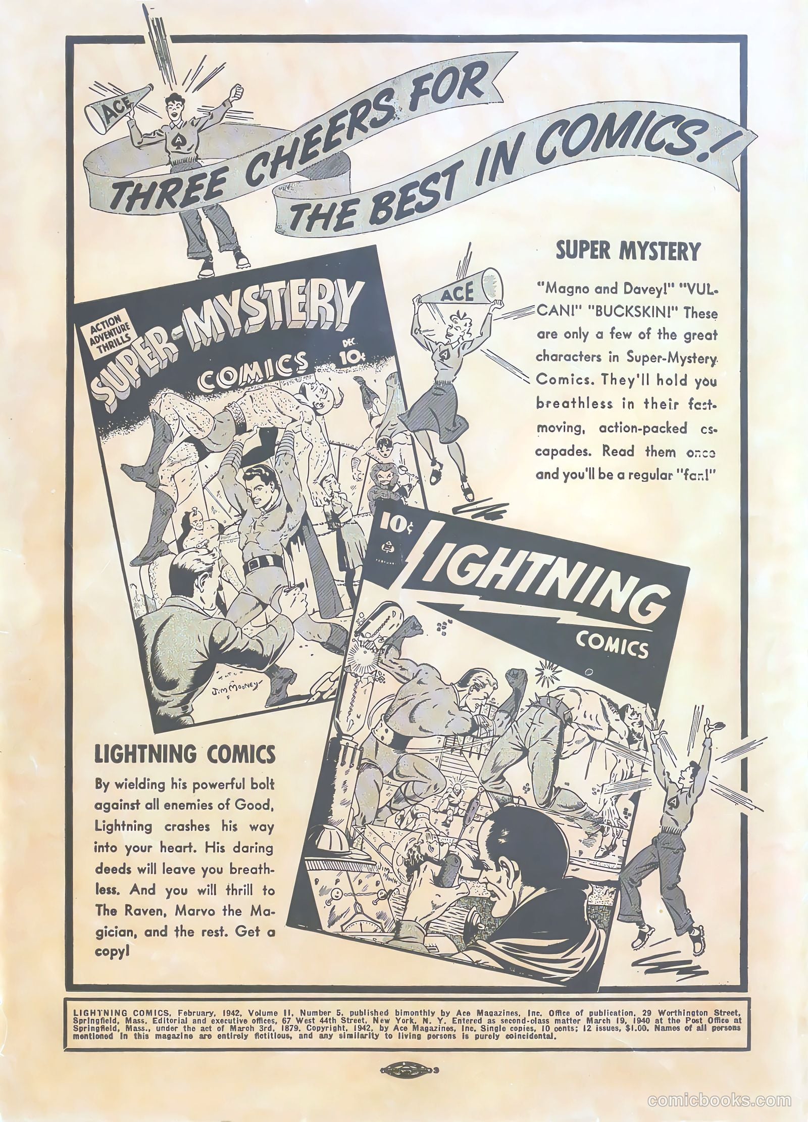 Lightning Comics #5 (1942) — page 3 of 72