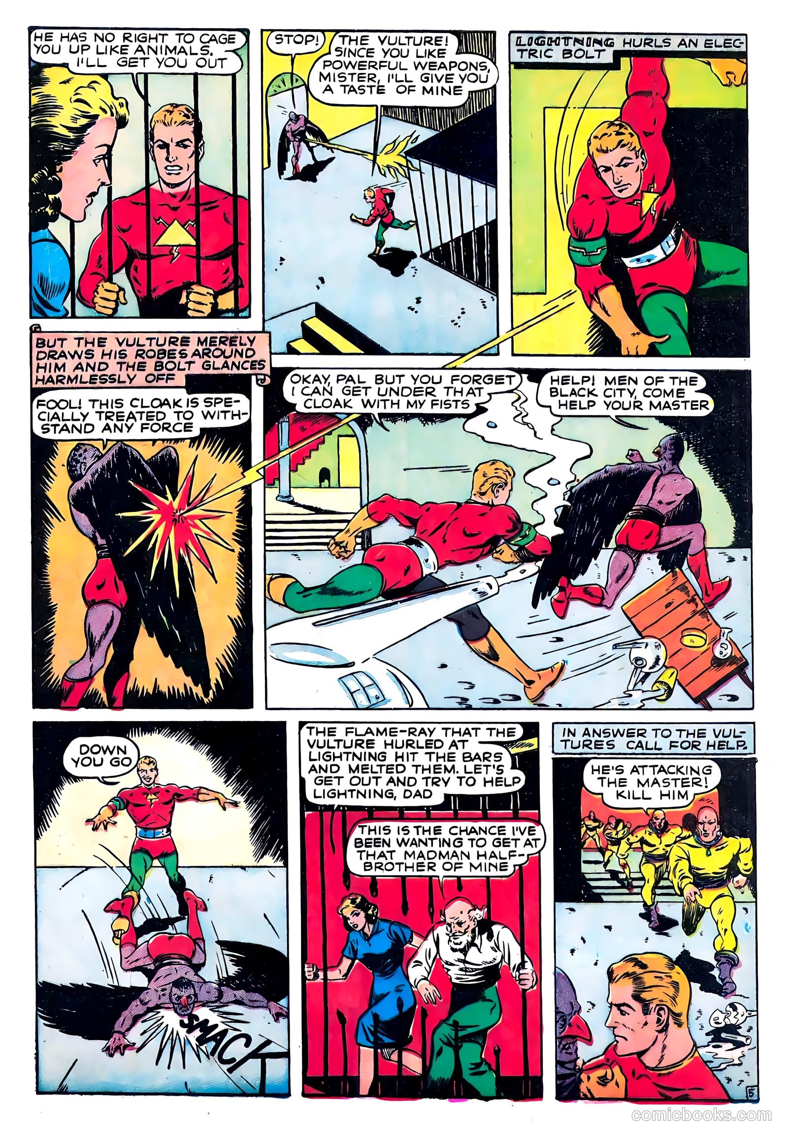 Lightning Comics #5 (1942) — page 9 of 72