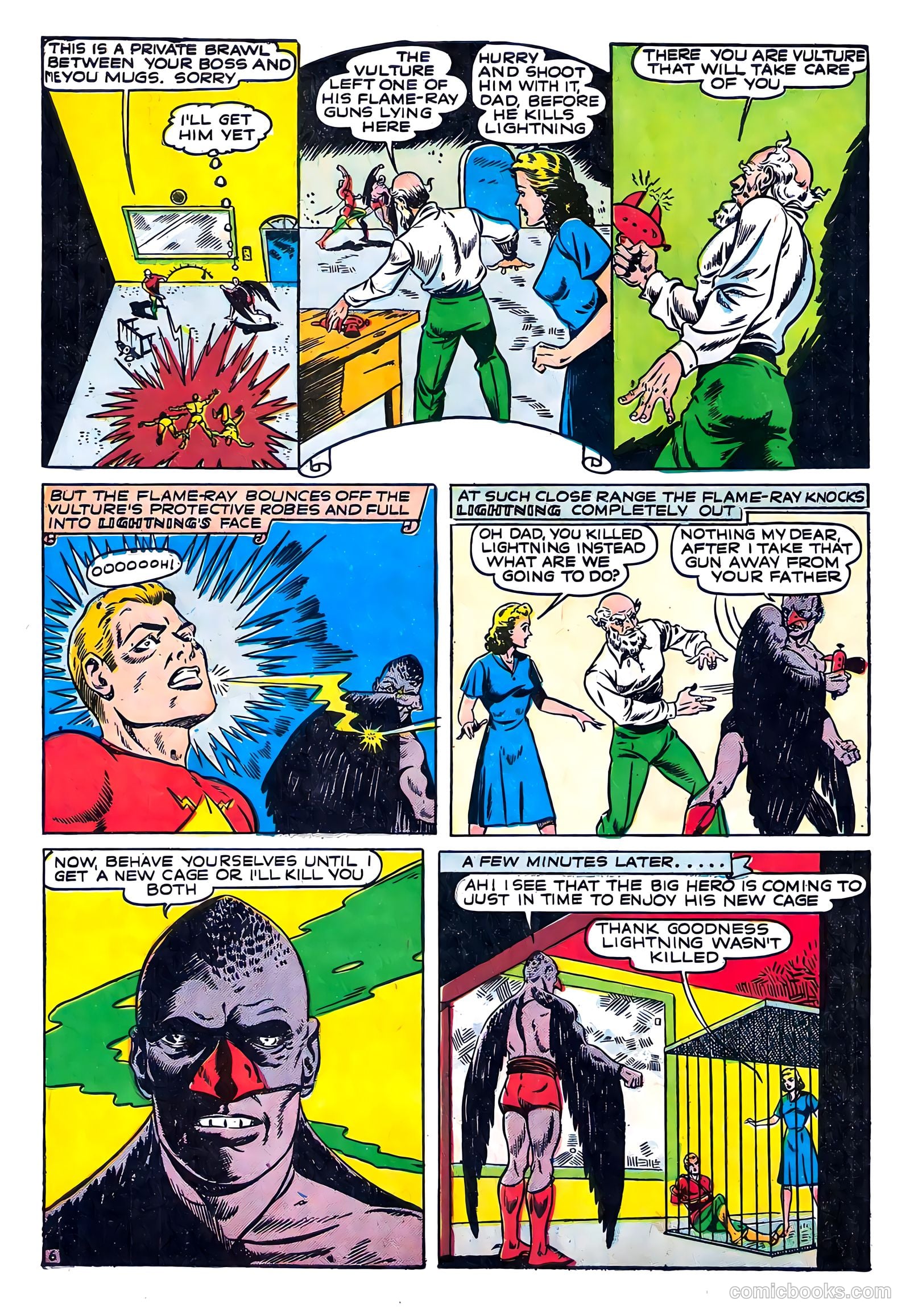 Lightning Comics #5 (1942) — page 10 of 72