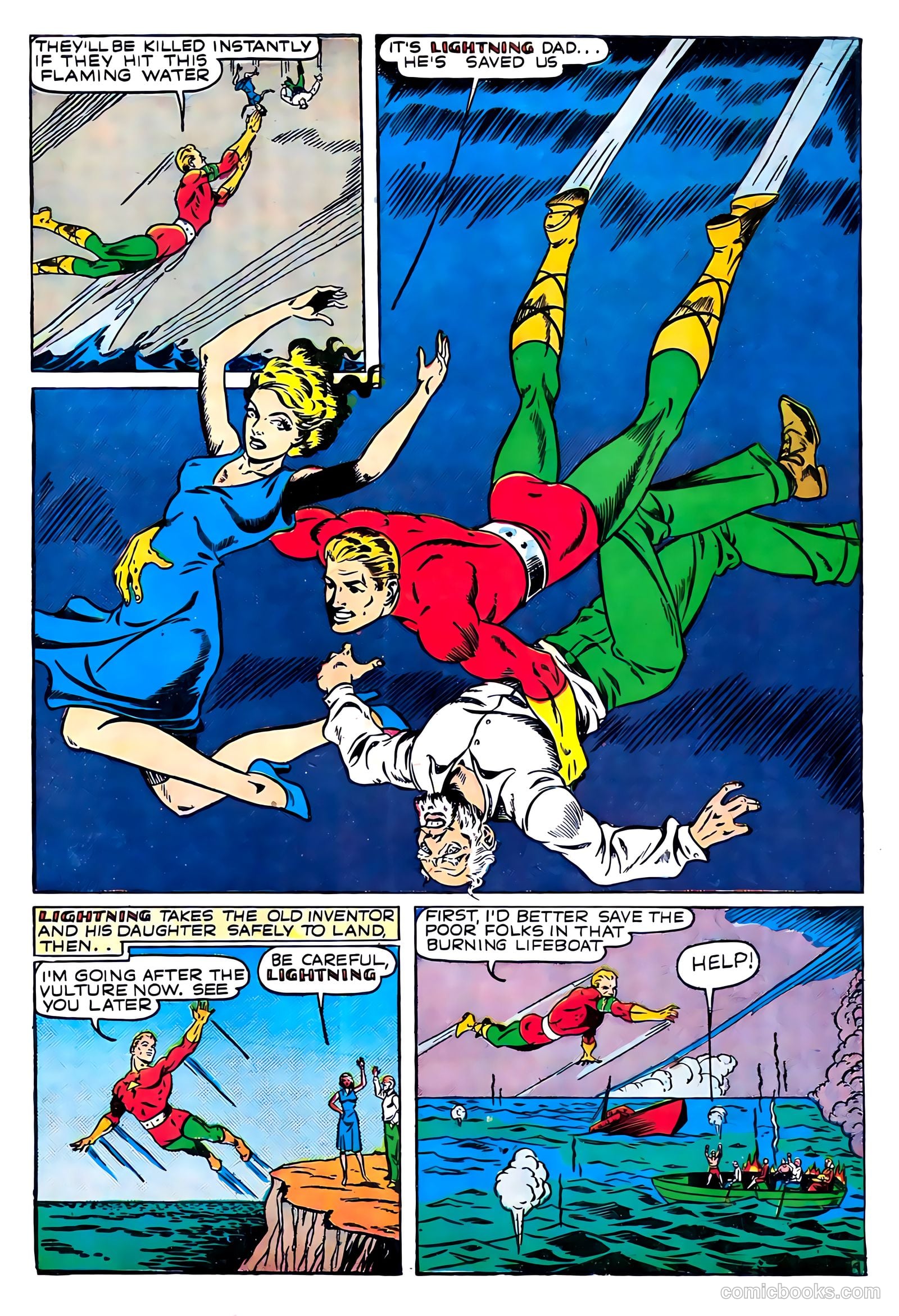 Lightning Comics #5 (1942) — page 13 of 72