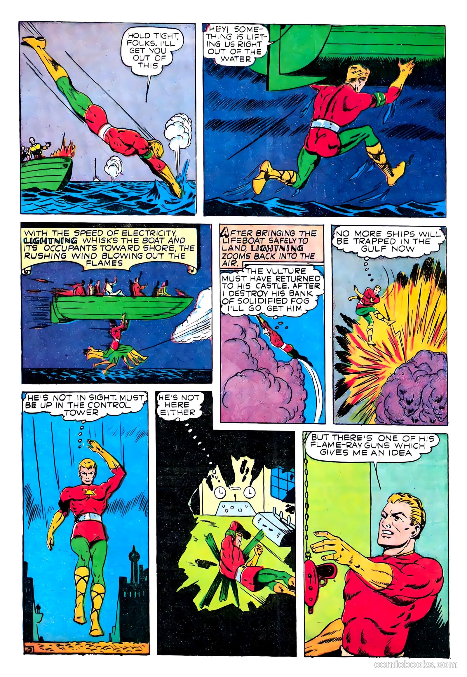 Lightning Comics #5 (1942) — page 14 of 72