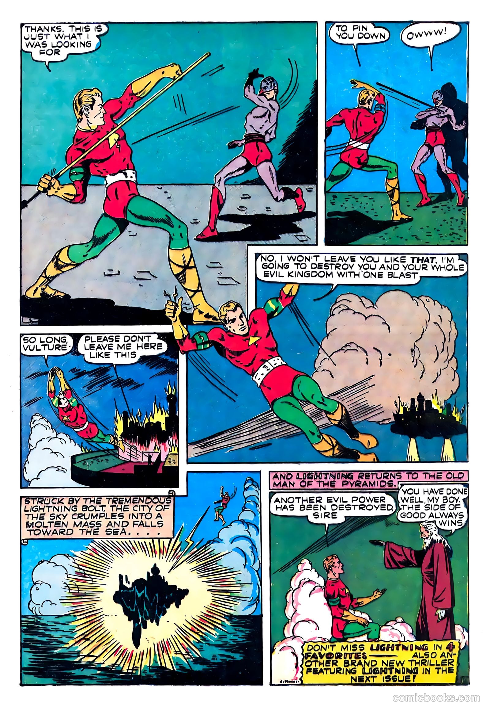 Lightning Comics #5 (1942) — page 17 of 72