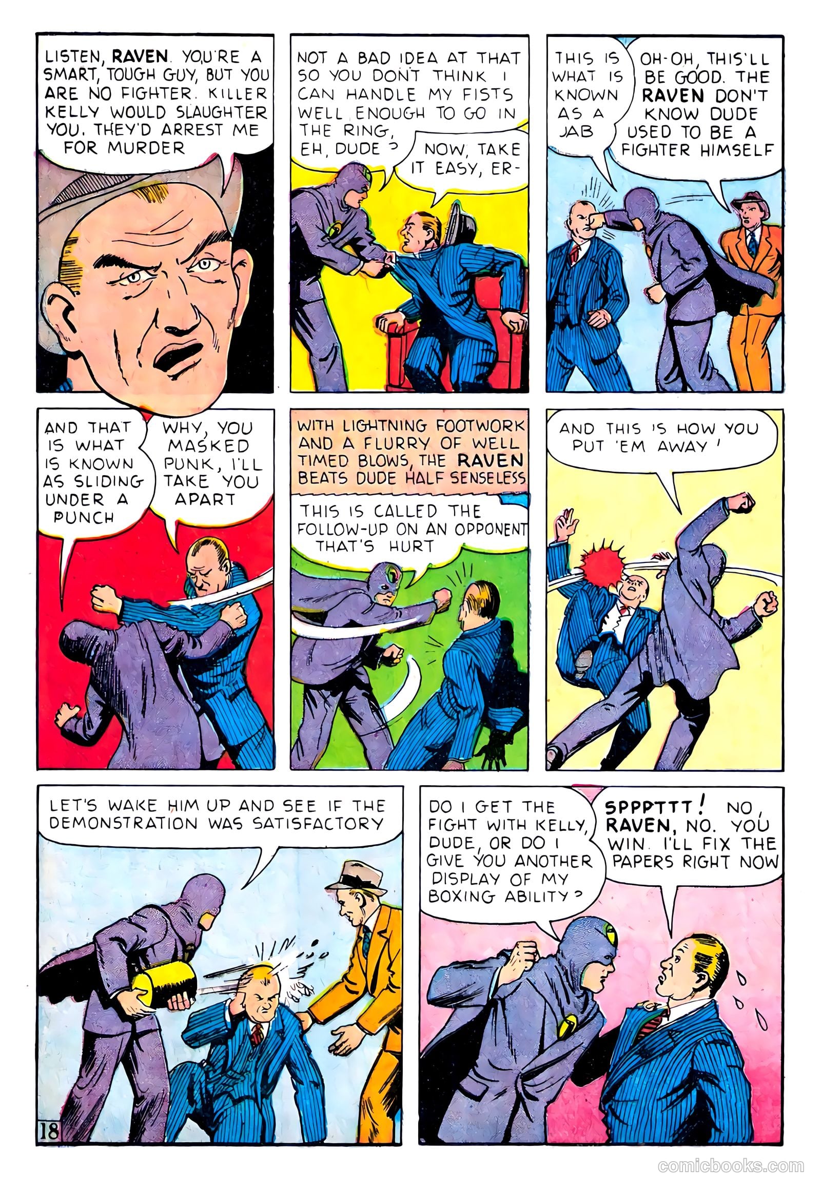 Lightning Comics #5 (1942) — page 22 of 72
