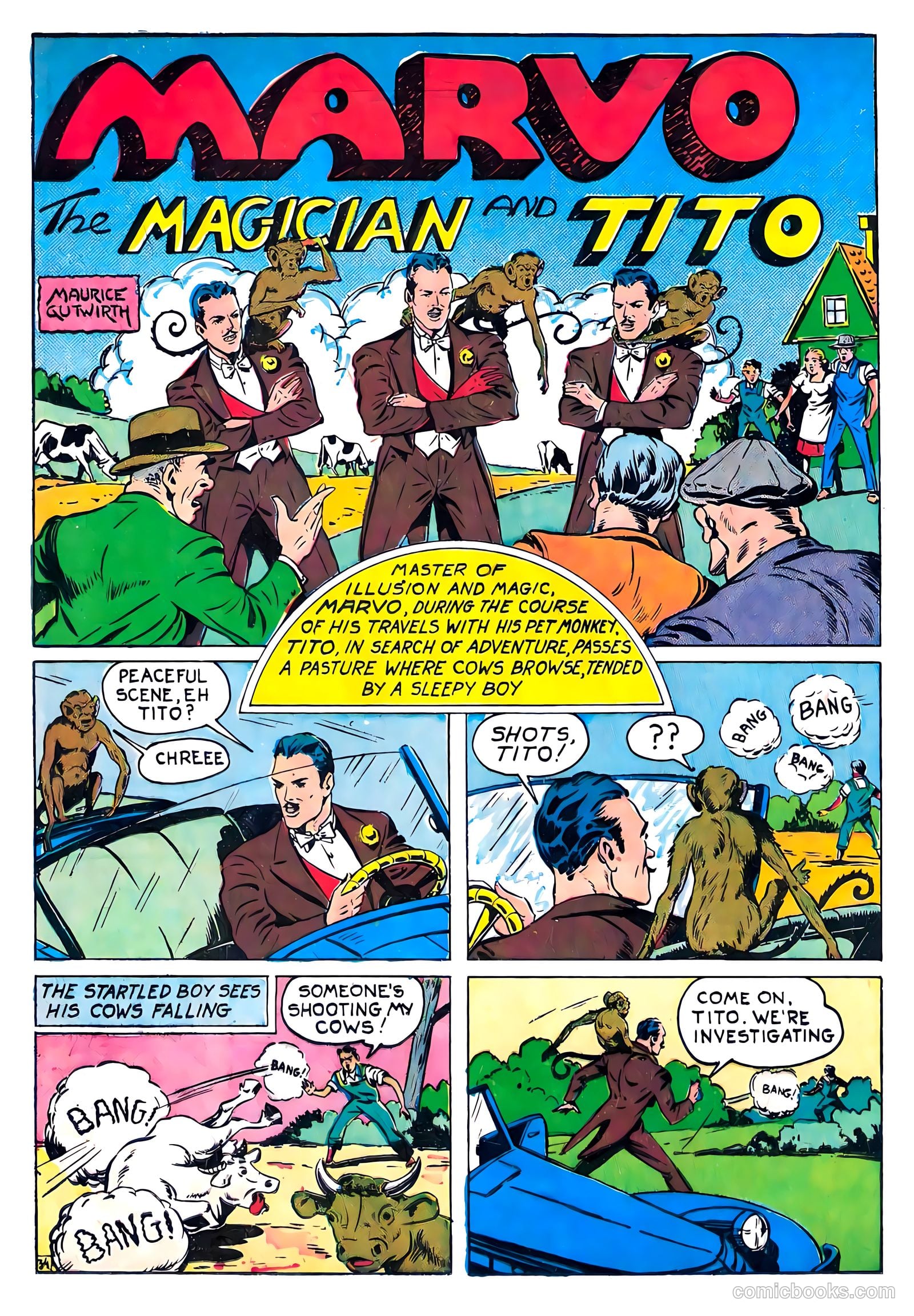 Lightning Comics #5 (1942) — page 38 of 72