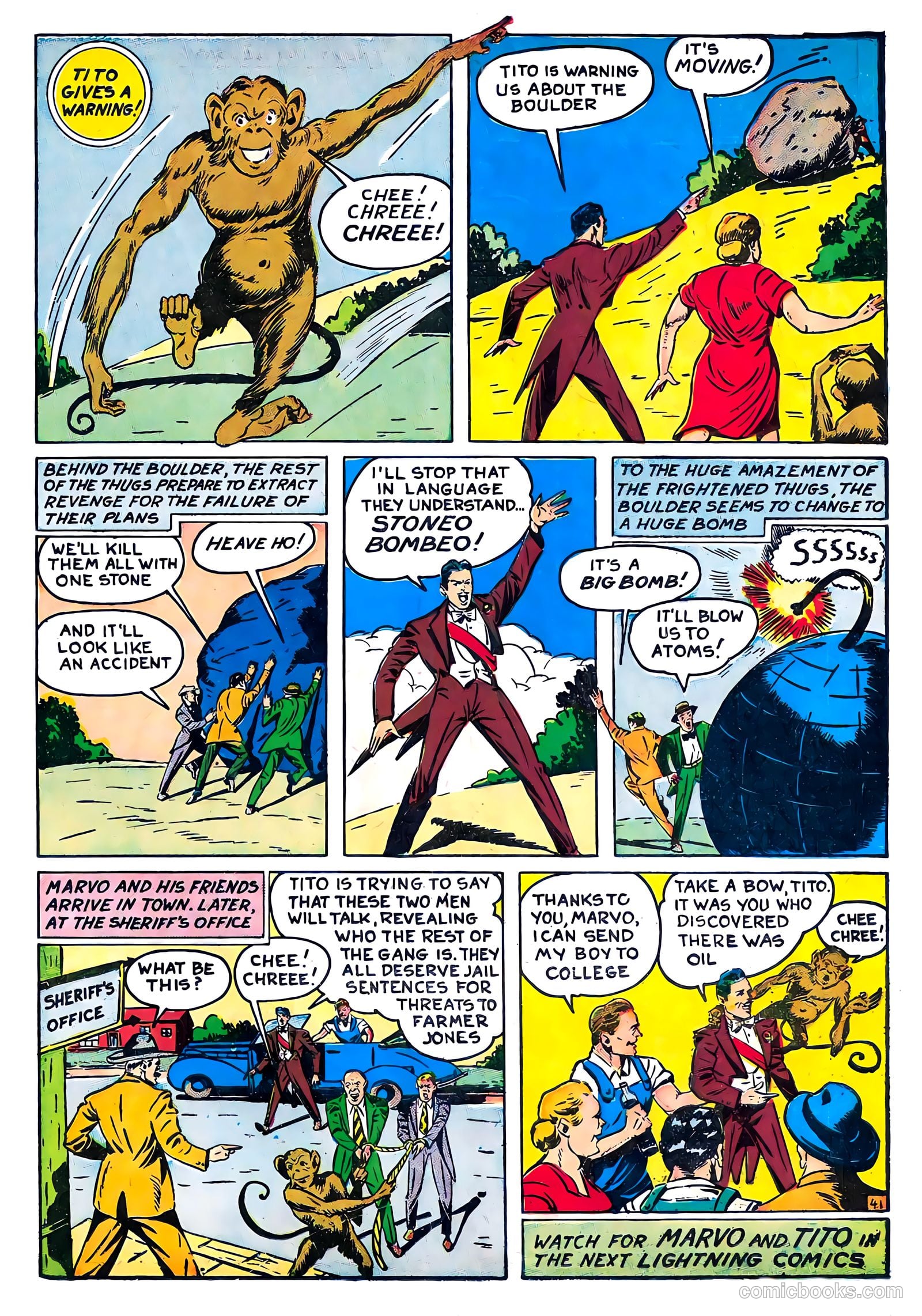 Lightning Comics #5 (1942) — page 45 of 72