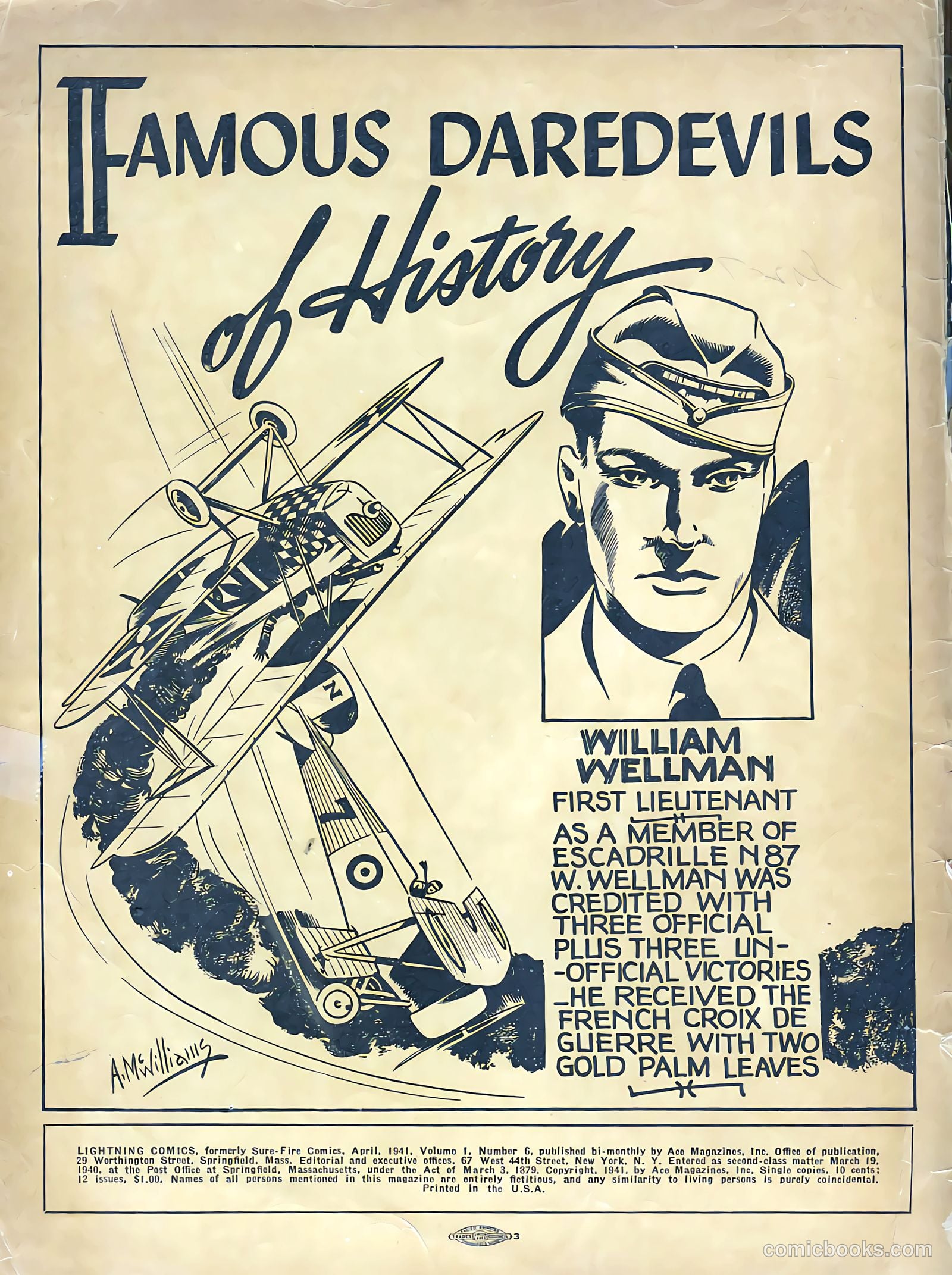 Lightning Comics #6 (1942) — page 2 of 68