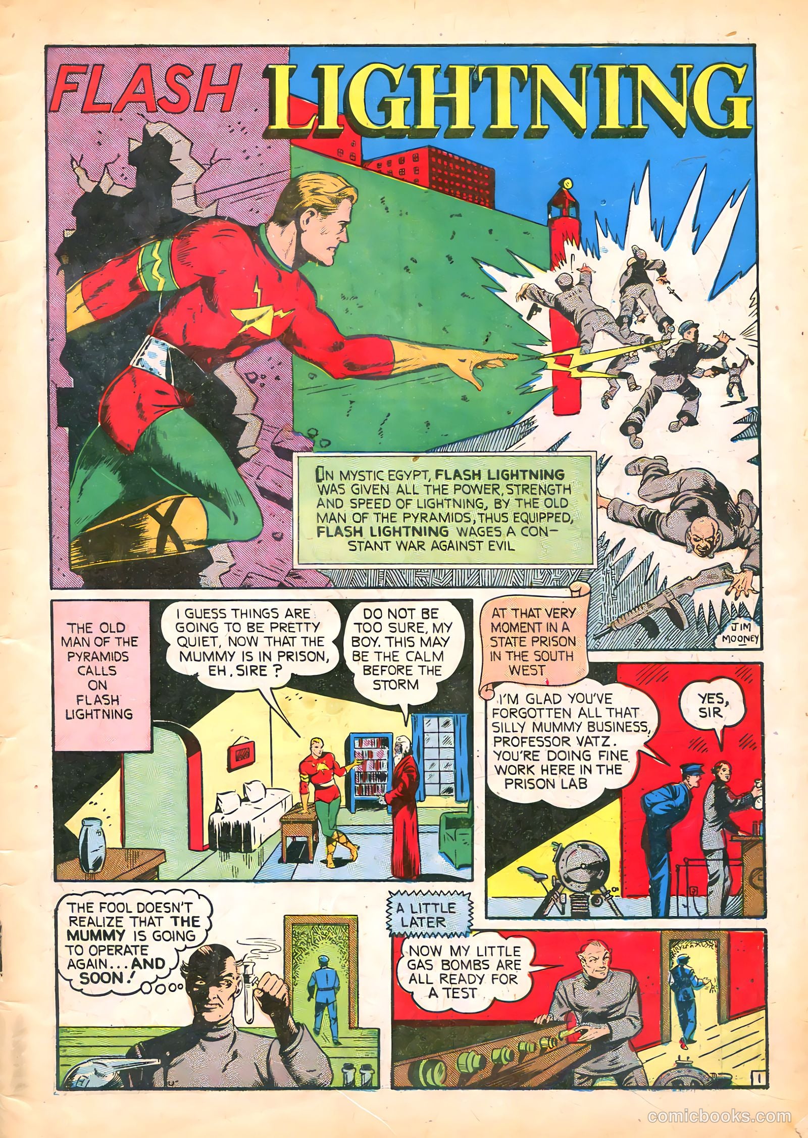 Lightning Comics #6 (1942) — page 3 of 68