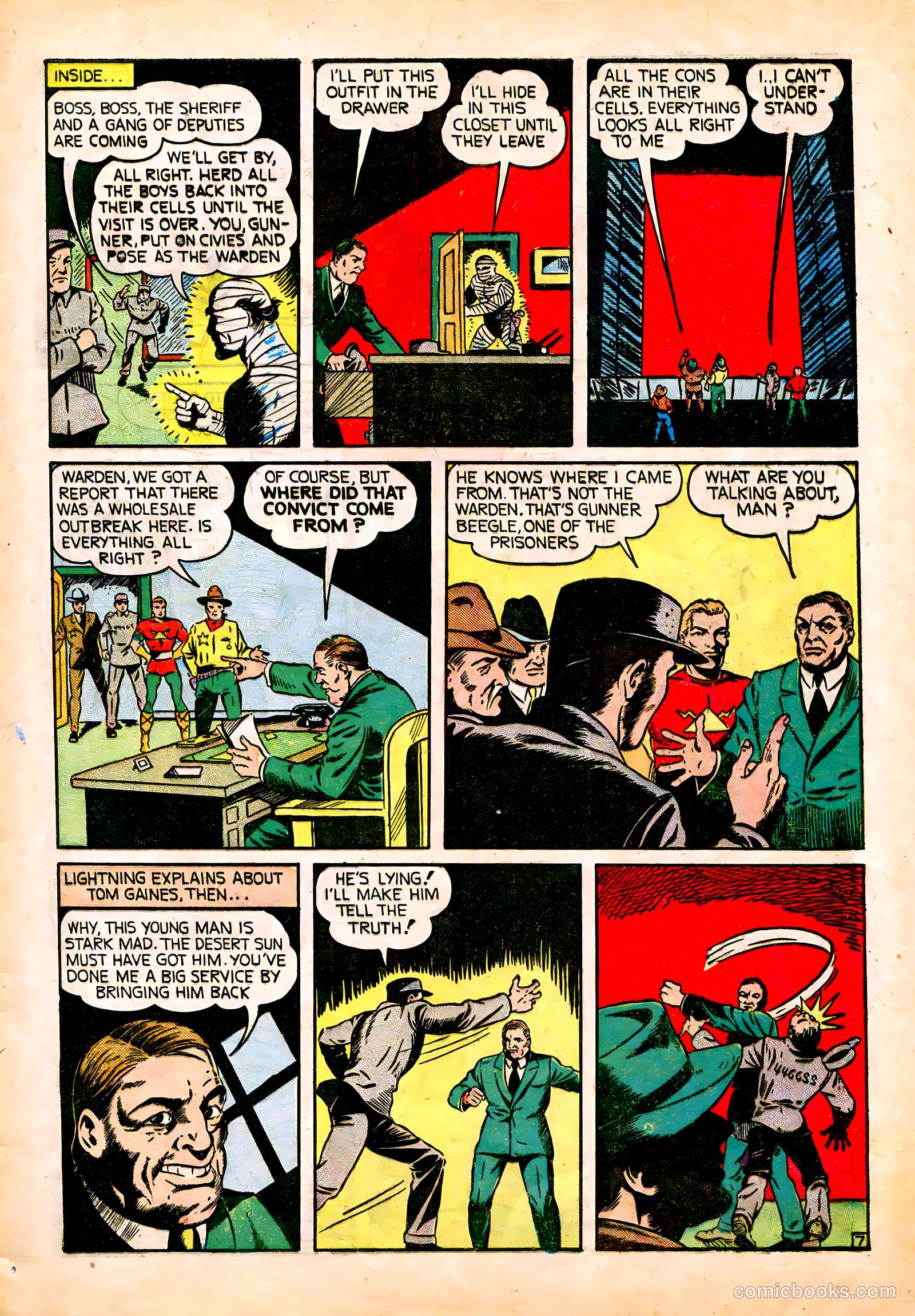 Lightning Comics #6 (1942) — page 9 of 68