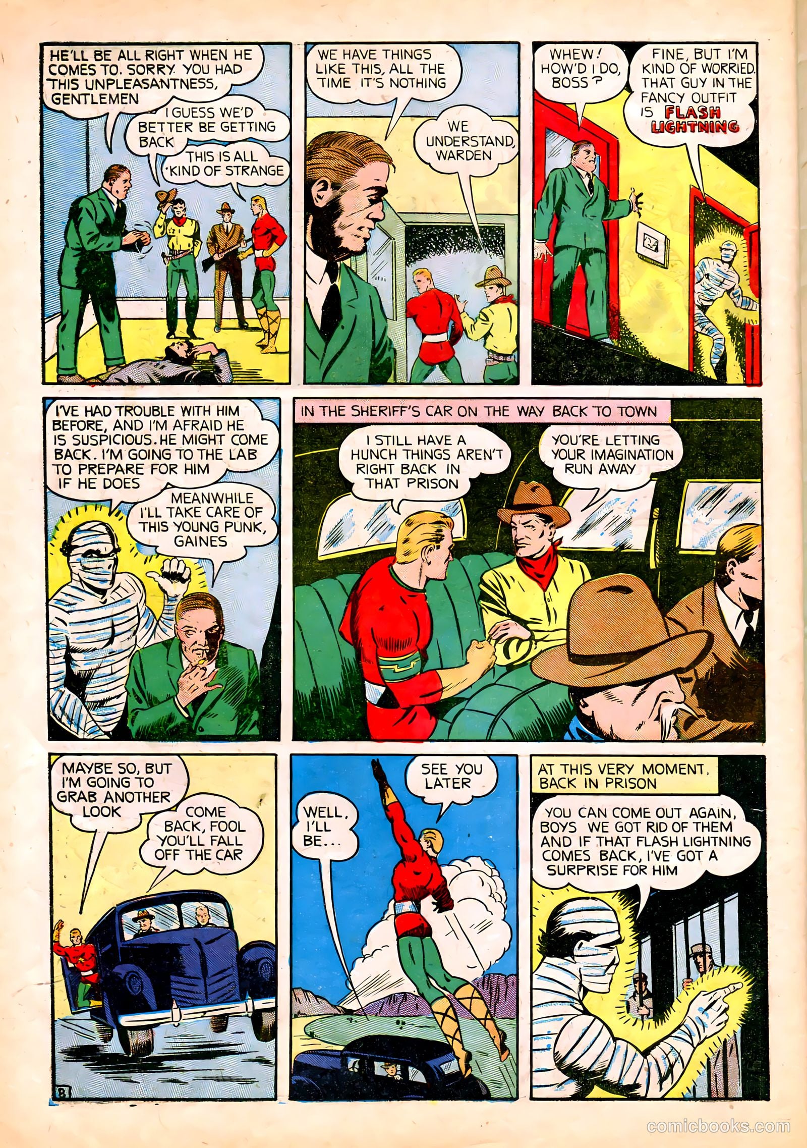 Lightning Comics #6 (1942) — page 10 of 68