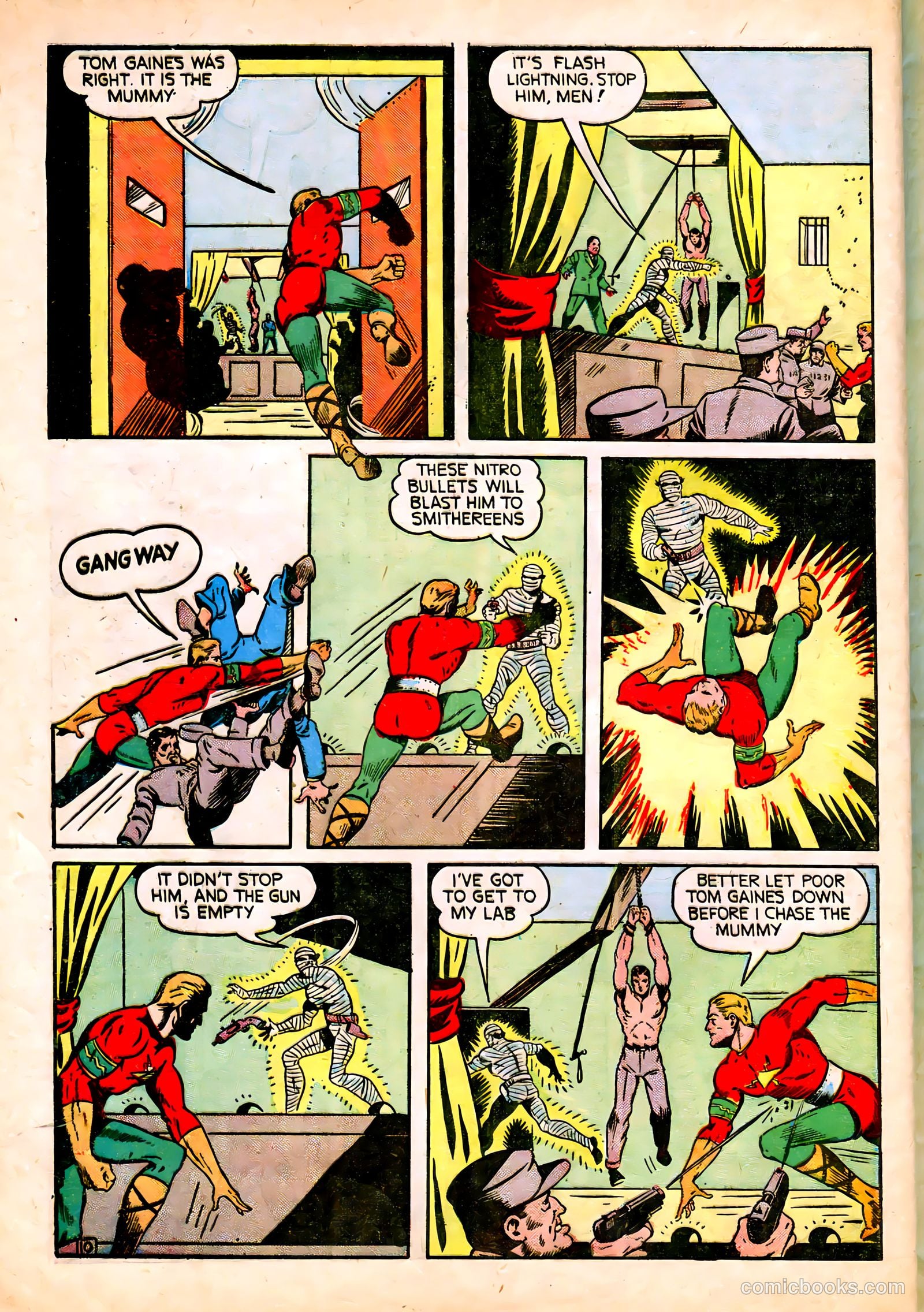 Lightning Comics #6 (1942) — page 12 of 68